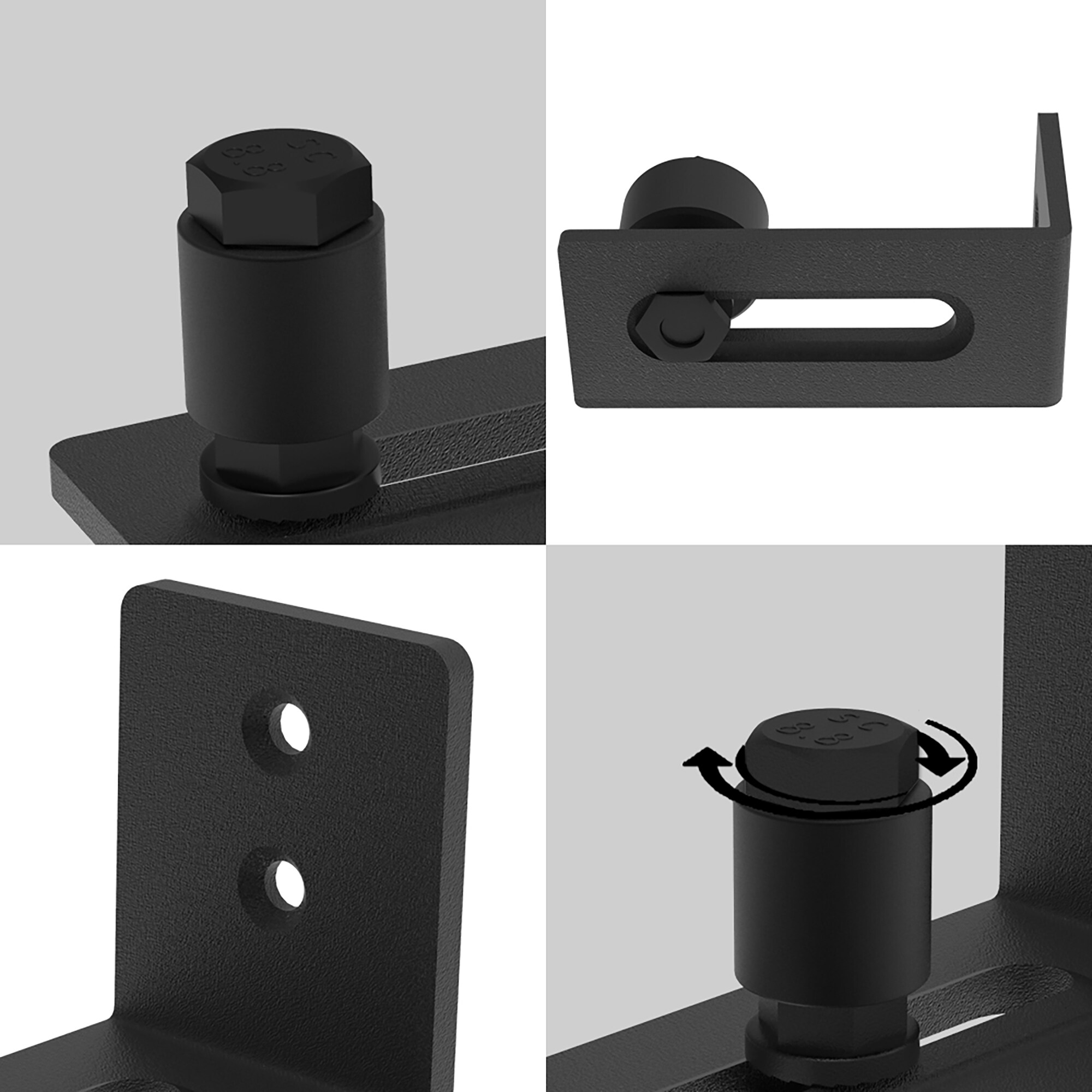 Clihome X002396VFZ-LTC Barn-Door-Roller-Kits - View #6