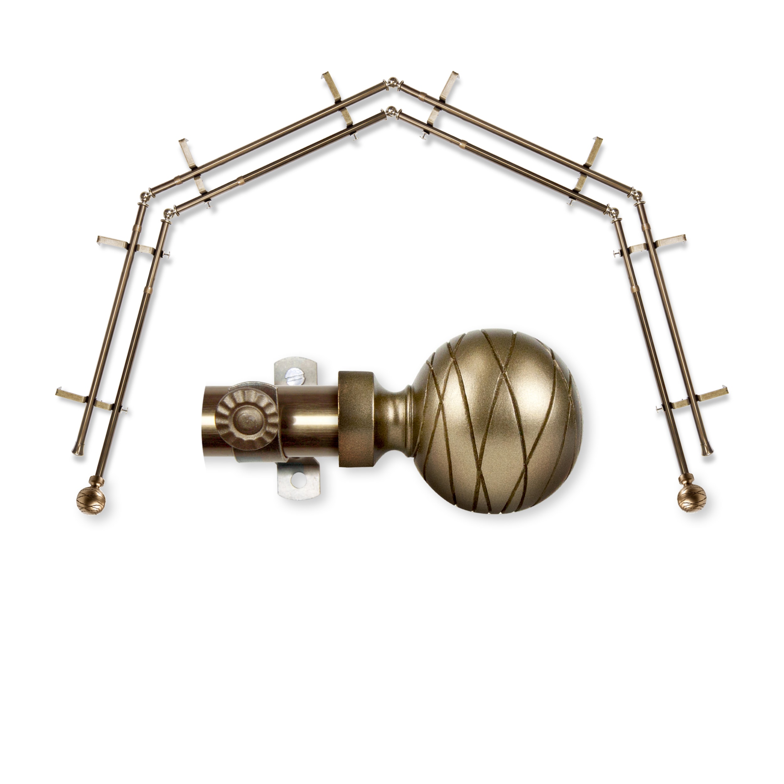 Hart & Harlow L-4BAY-84-4D Curtain-Rods - View #2