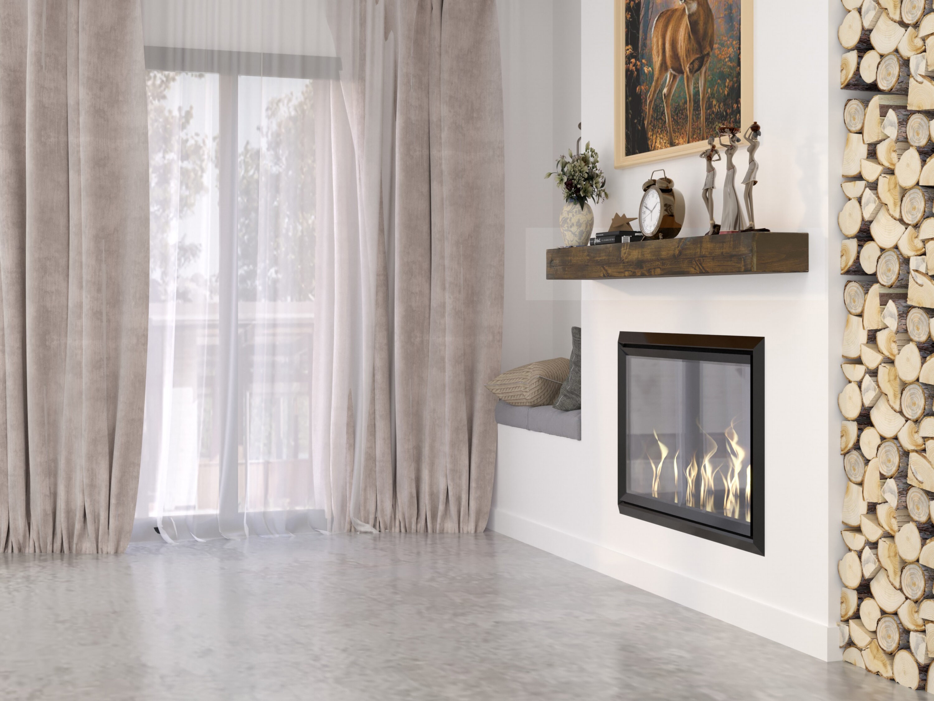 Dogberry MFARM4805DKCHNONE Mantel-Shelves - View #9