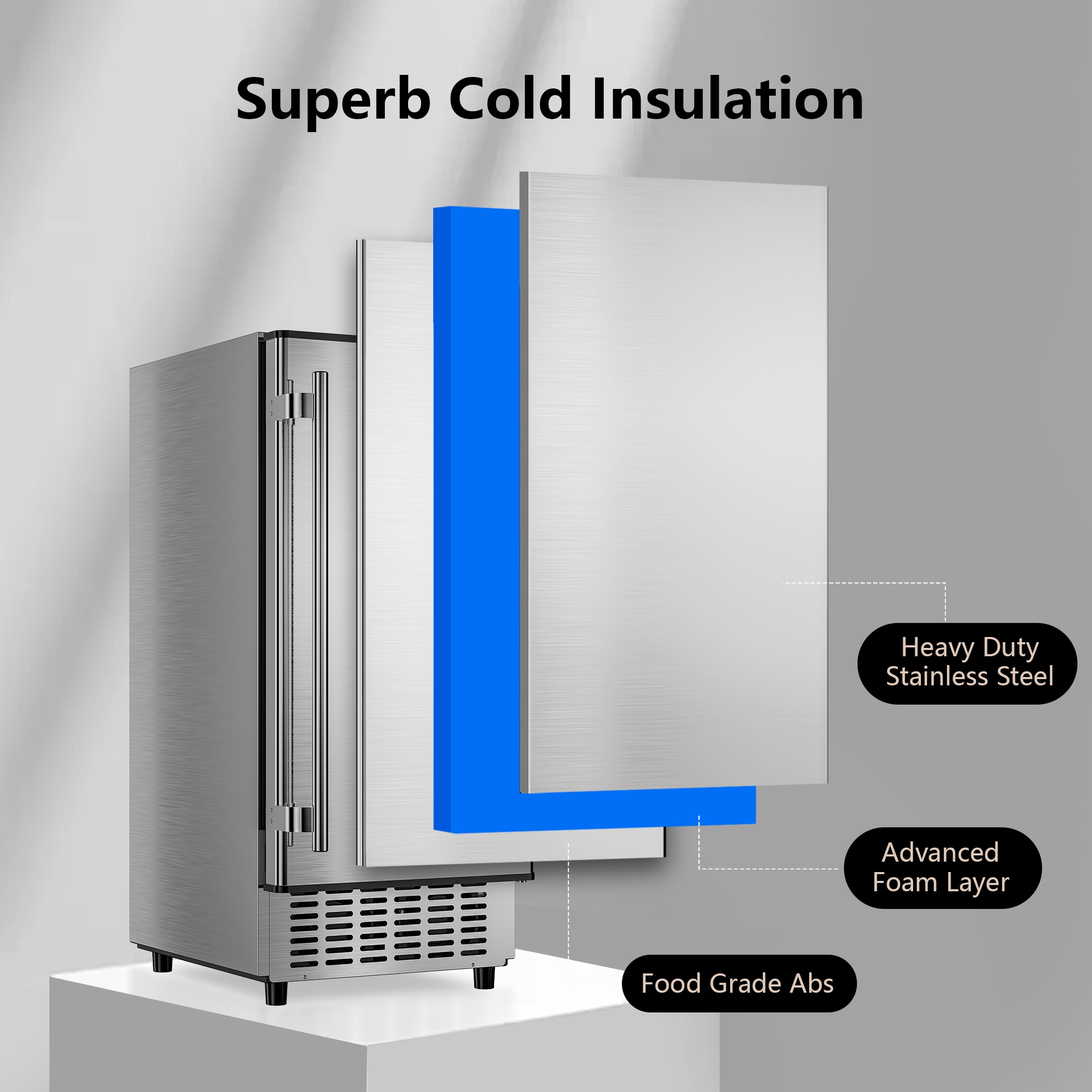 Coolake IM55SS Commercial-Ice-Makers - View #7