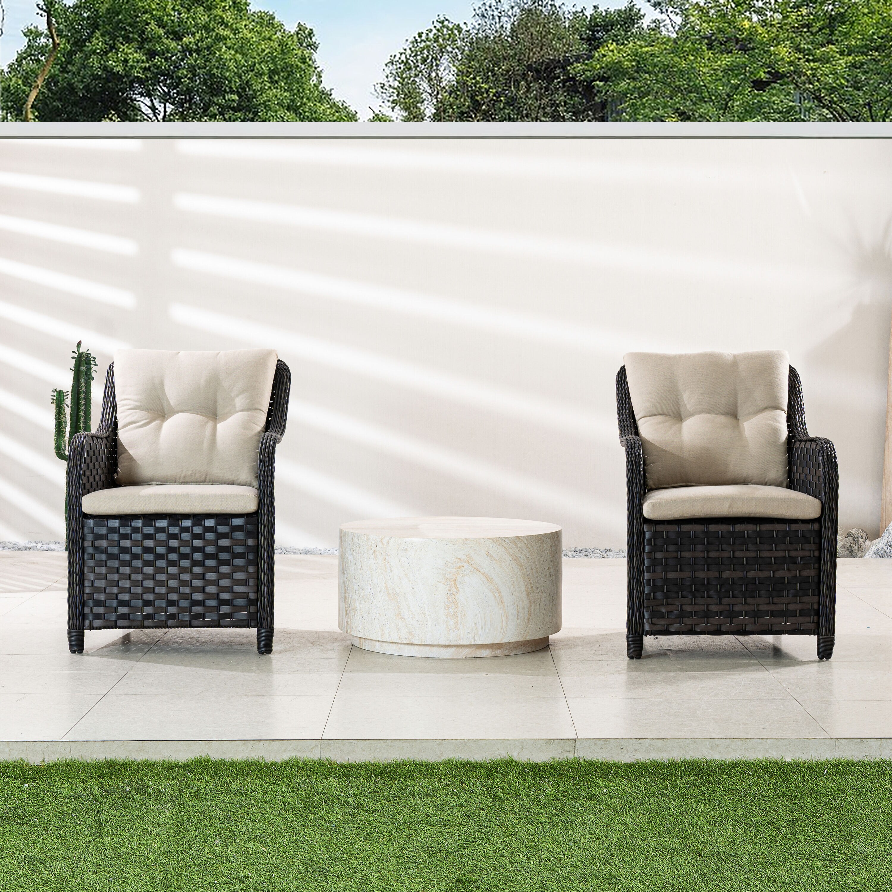 Direct Wicker DWC-240076TA012B Patio-Conversation-Sets - View #2