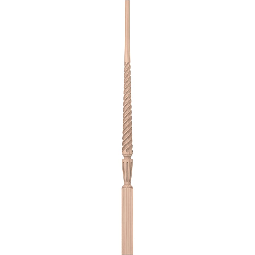 L.J. Smith Stair Systems LJT-2015-B 38 38-in x 1.75-in Unfinished Beechwood Pin Top Stair Baluster