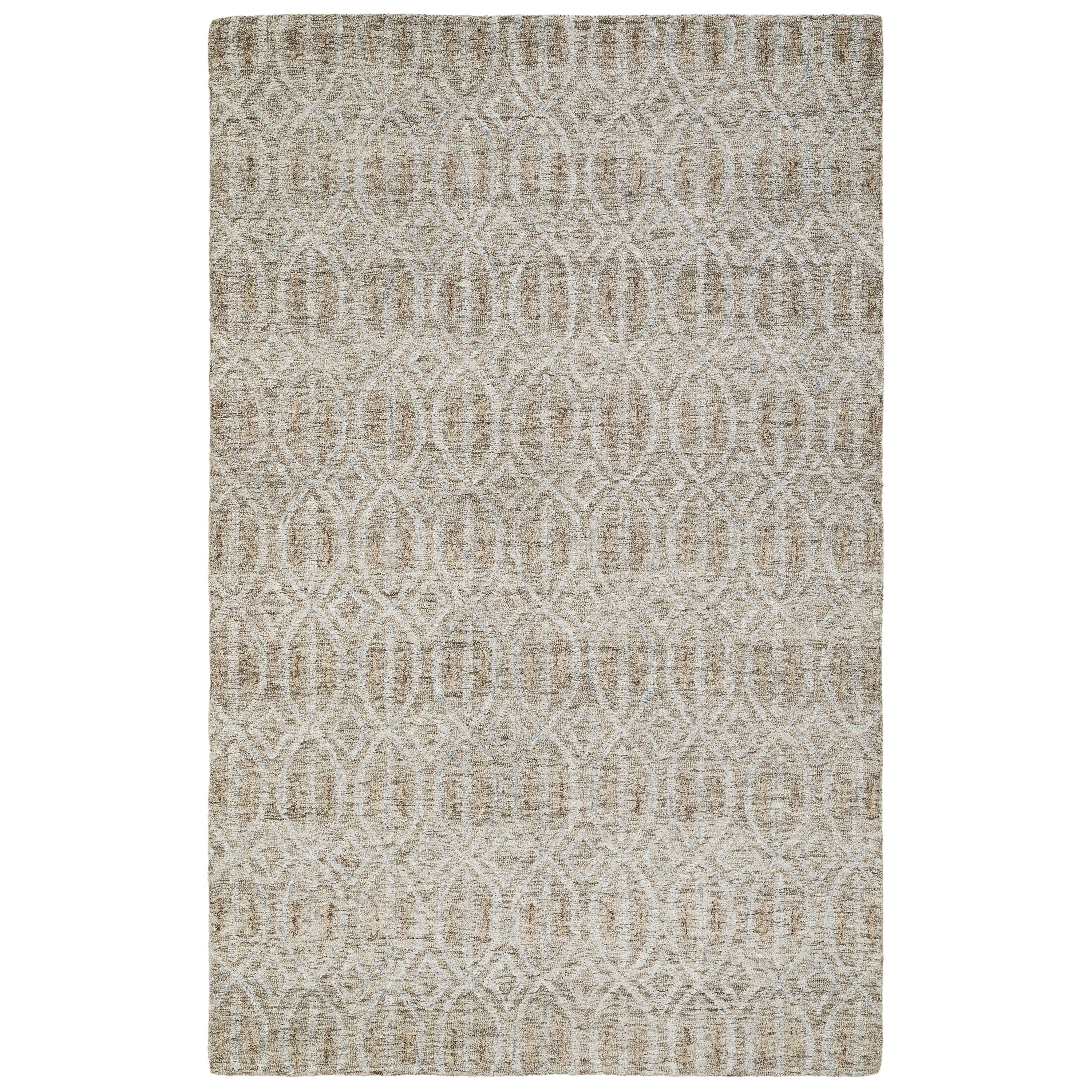 Obeetee LYN80A09300GLD Lyon 8 x 10 (ft) Tufted Wool Gold Rectangular Indoor Pet Friendly Area rug