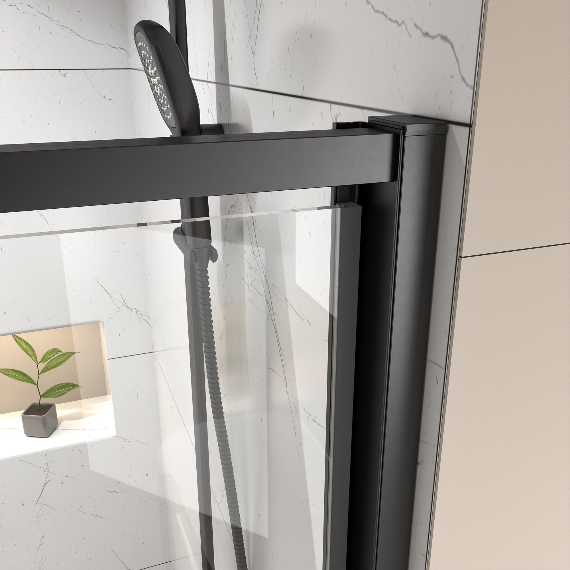 AAZJ ASY-MCL3026BL Shower-Doors - View #10
