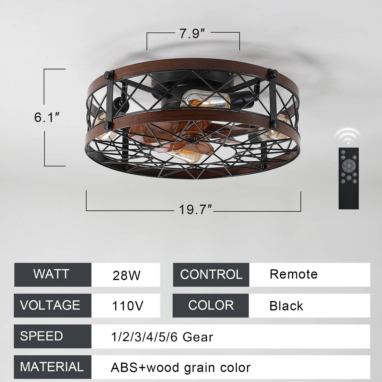 SINOFURN SYA650022BN Ceiling-Fans - View #5