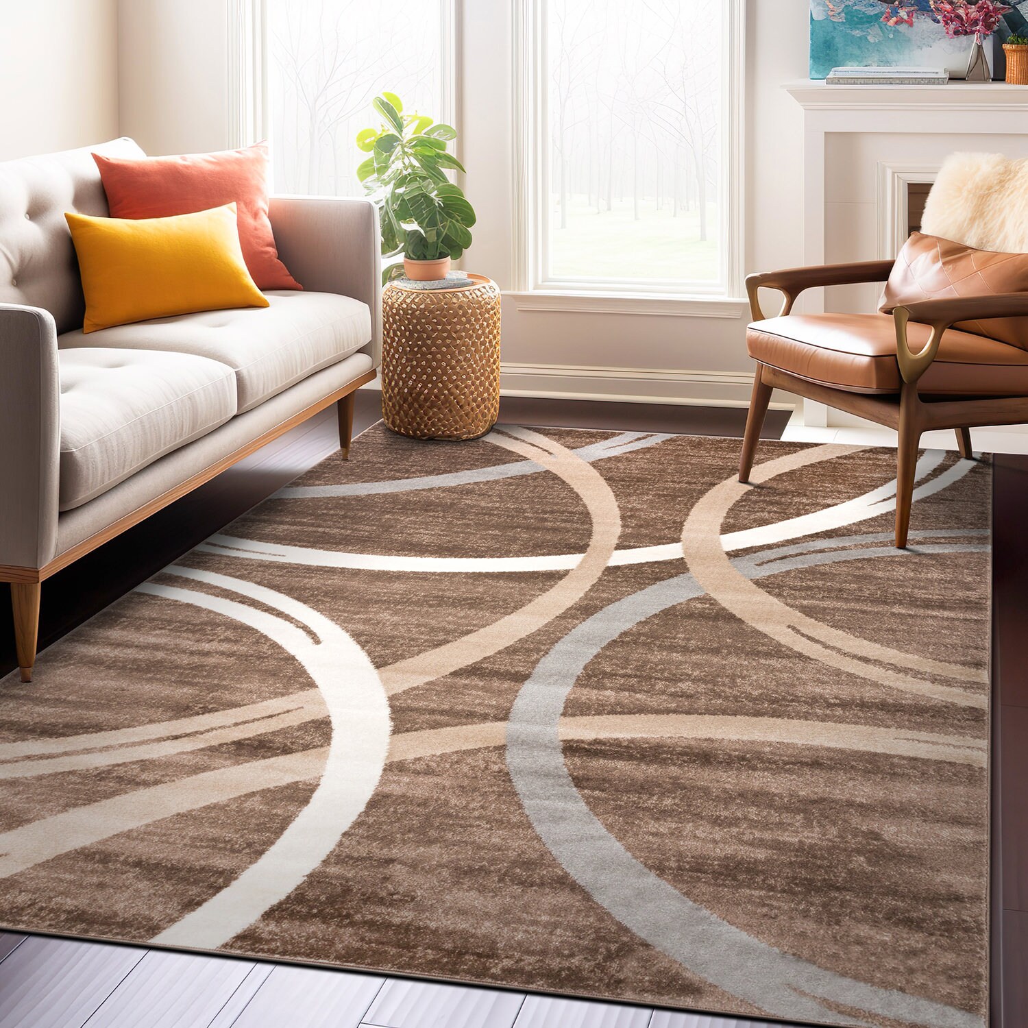 World Rug Gallery 377BROWN8X12 rugs - View #2