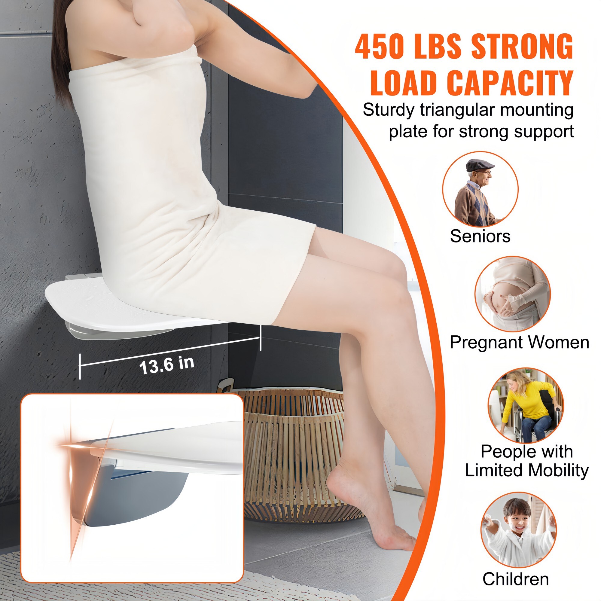 Numhew NHSEAN1841 Bath-Safety-Seats-Benches - Thumbnail View #3