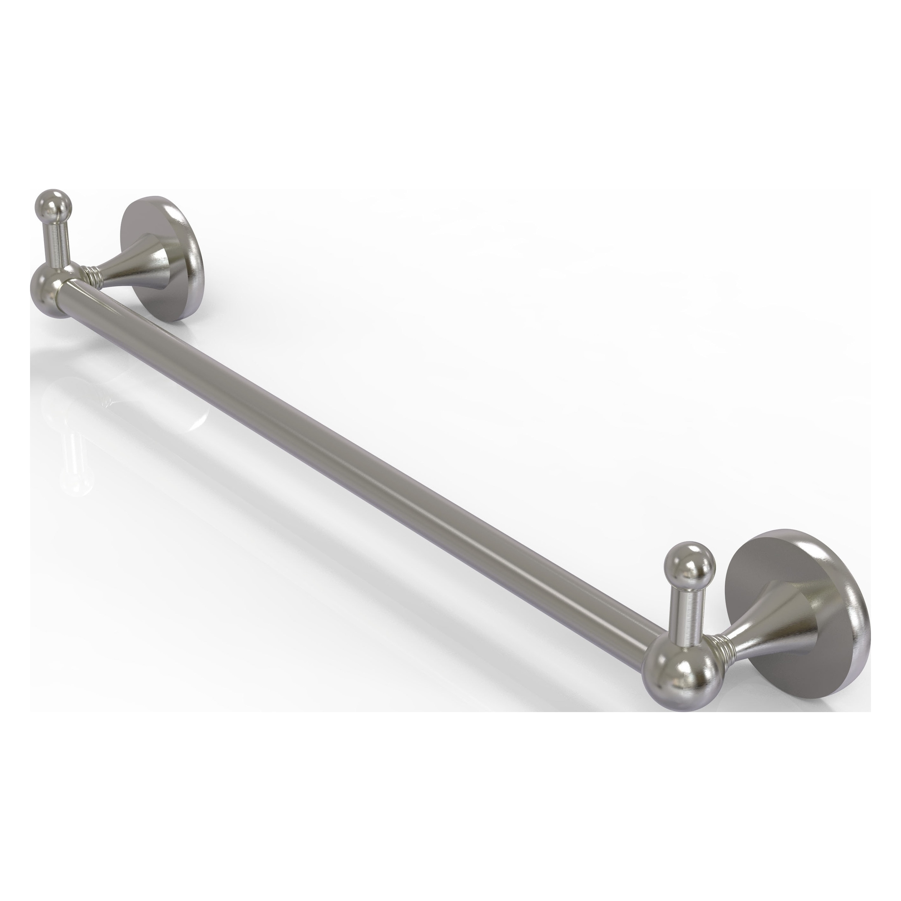 Allied Brass SL-41-24-PEG-SN Shadwell 24-in Satin Nickel Wall mount Single Towel Bar