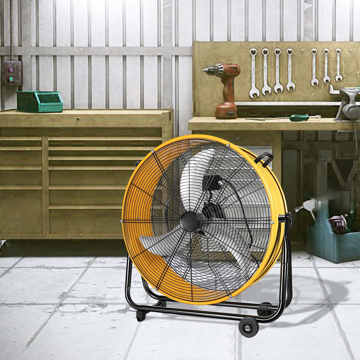 Huluwat T201002 Wall-Mounted-Fans - View #3