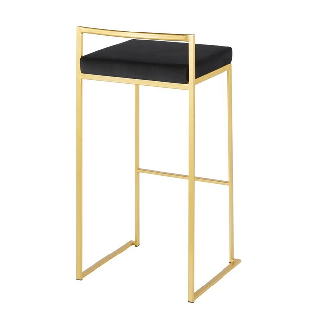 Upholstered Bar Stool In The Stools, Black And Gold Bar Stools Canada