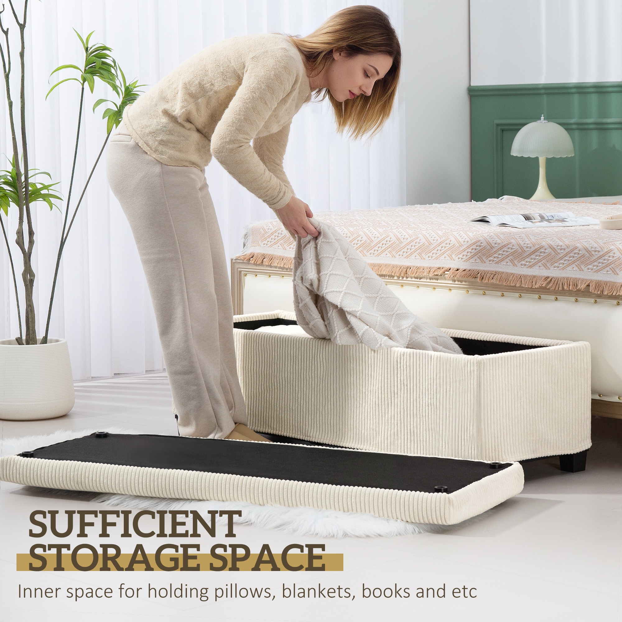 HomCom 838-531V00BG bench - View #5