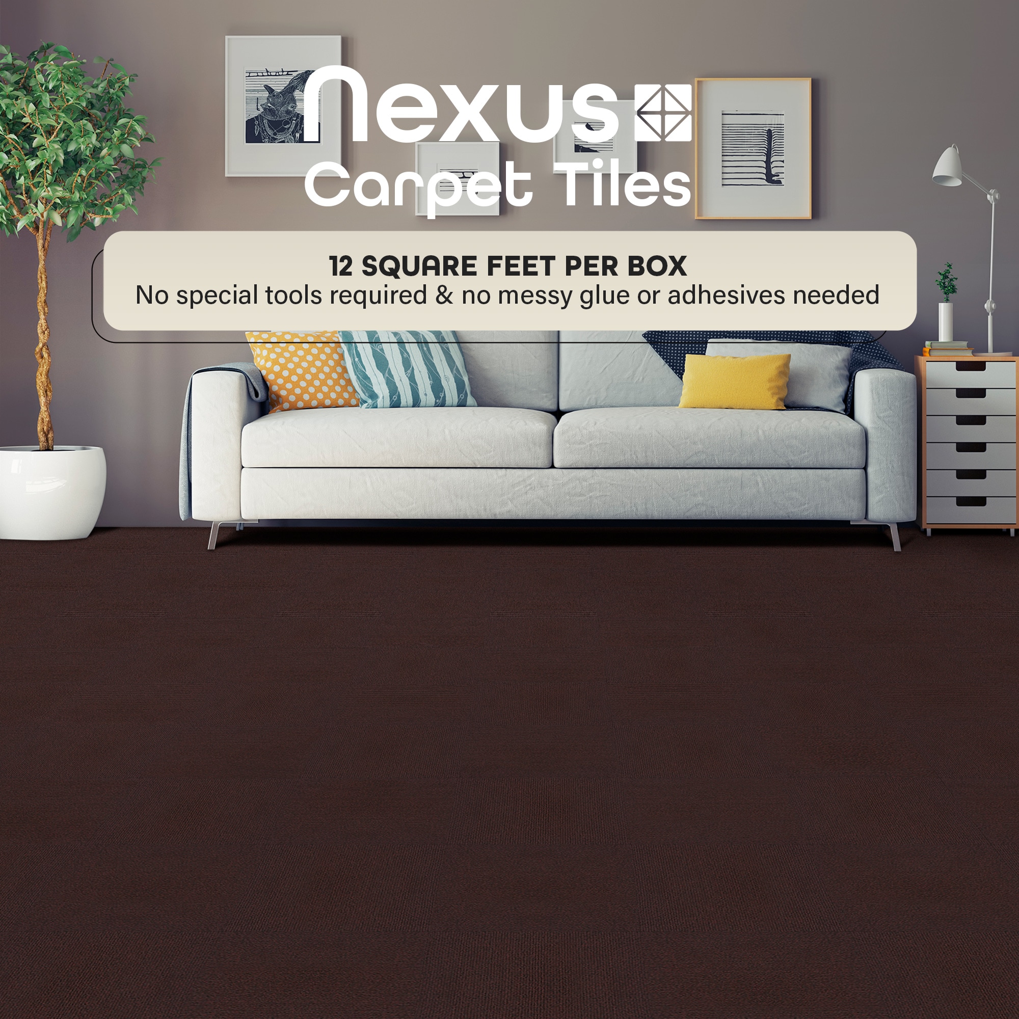 Achim NXCRPTBR12 Carpet-Tile - View #5