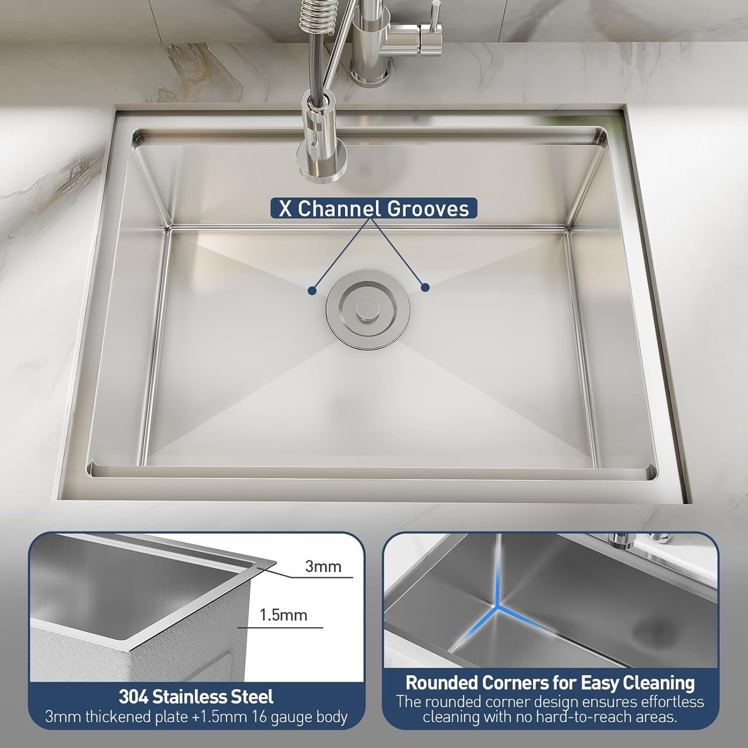 Garvee GGL-PHO-354VE49X Bar-Prep-Sinks - View #7