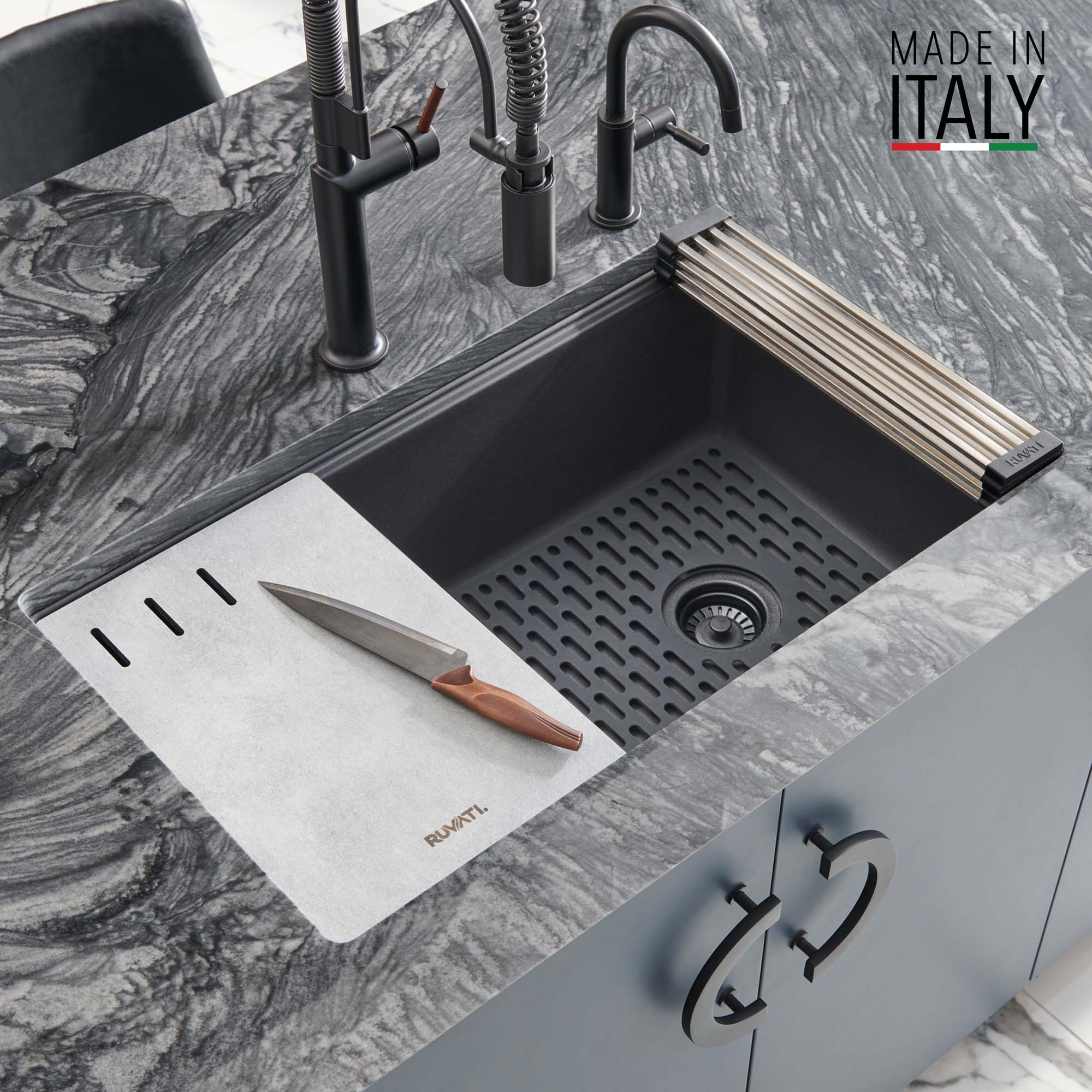Ruvati RVG2302BK Kitchen-Sinks - View #4