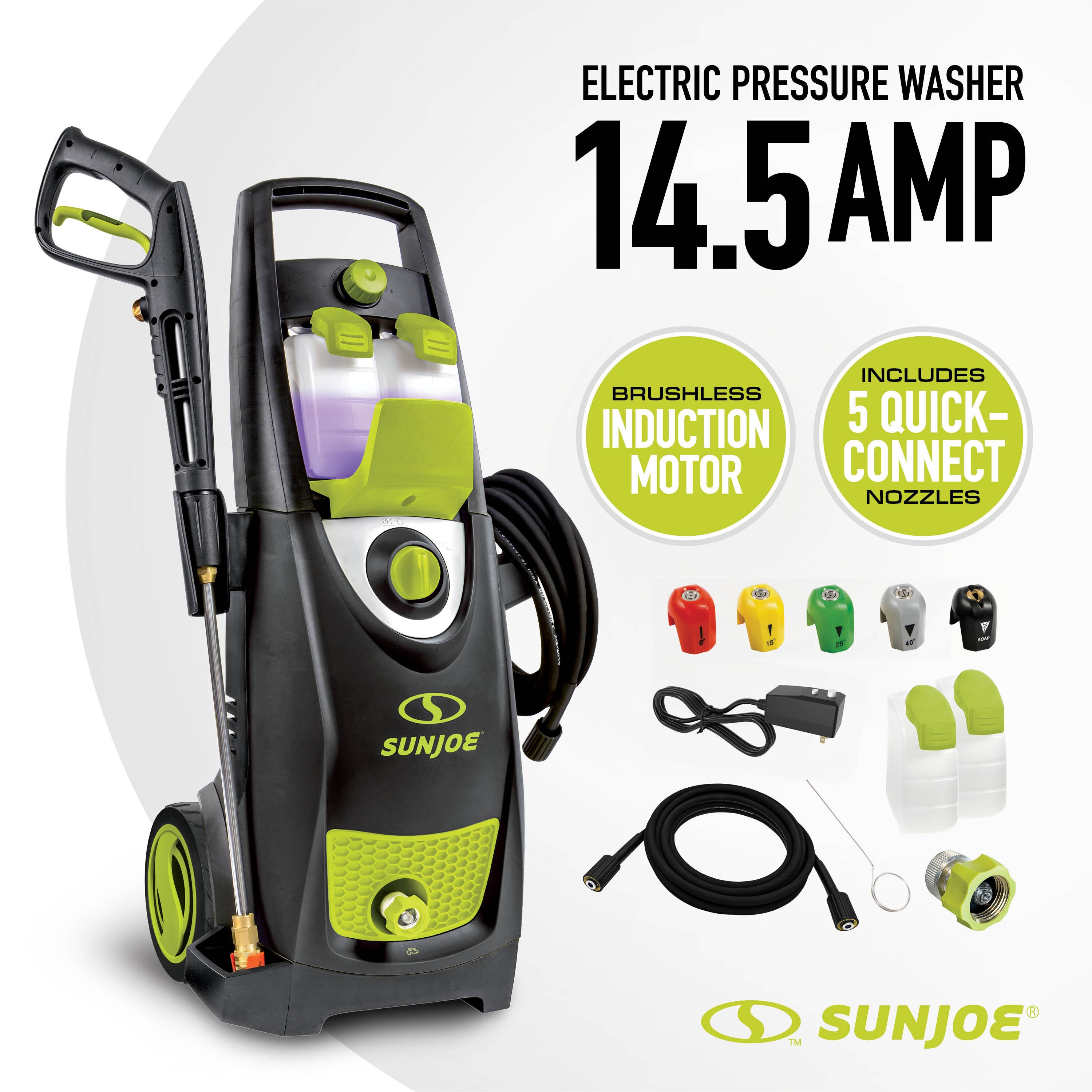 Sun Joe 2030 PSI Cold Water Electric Pressure Washer in the Pressure Washers  department at