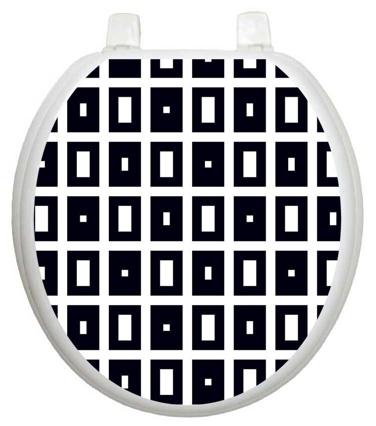 Toilet Tattoos TT-1200-R Toilet Lid Decal