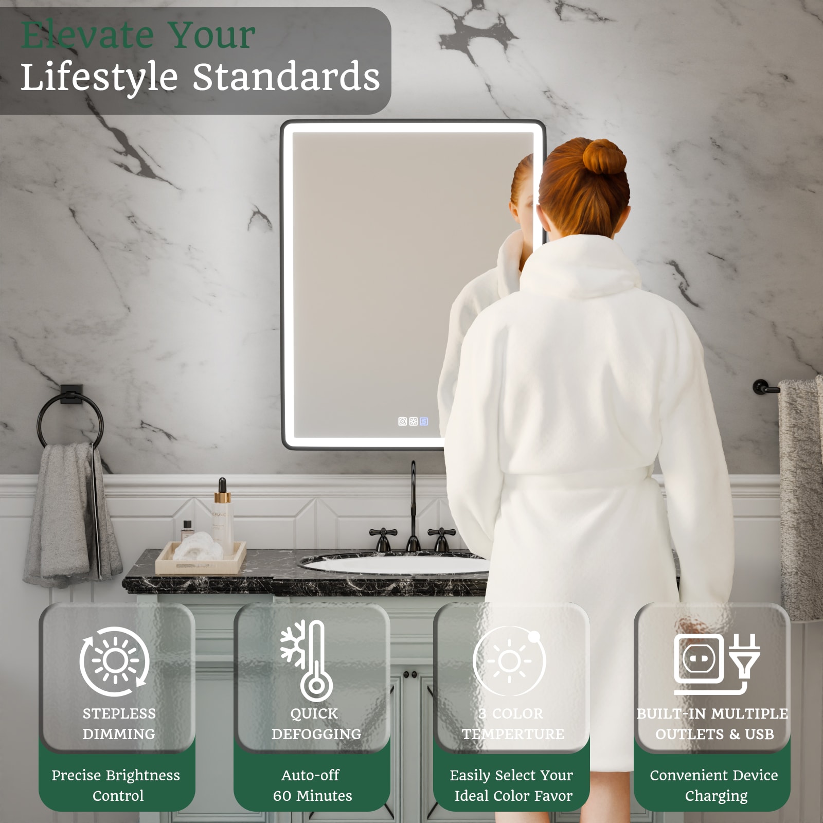ExBrite EXMC2430V13RB Bathroom-Medicine-Cabinets - View #3