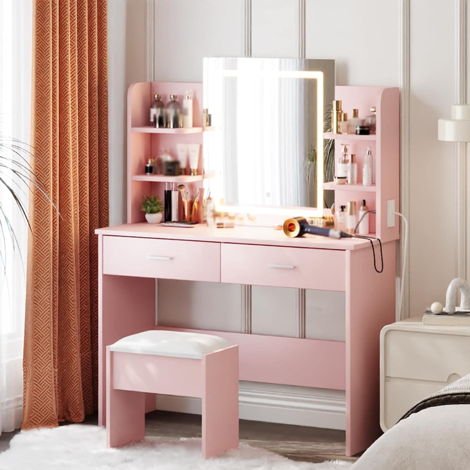 Qeetex LHF-SZT-PHO-14CNR6QR Bedroom-Vanities - View #7