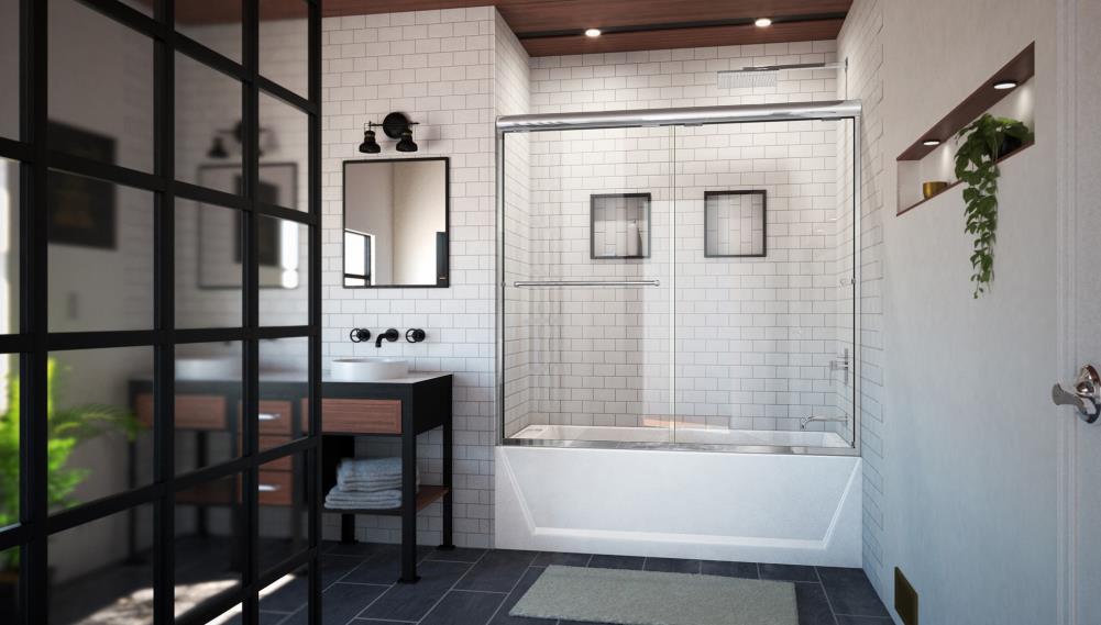 Arizona Shower Door ET56057CHCLR Bathtub-Doors - View #2