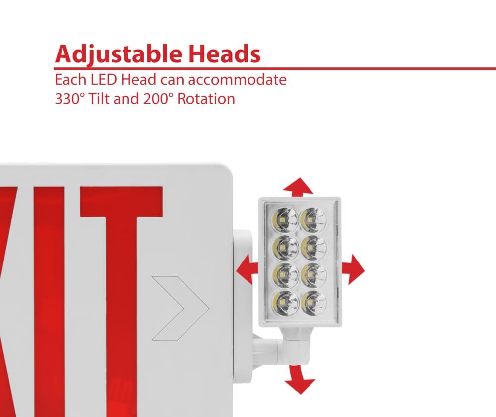 Nicor Lighting ECL21UNVWHR2 Emergency-Exit-Lighting - View #3