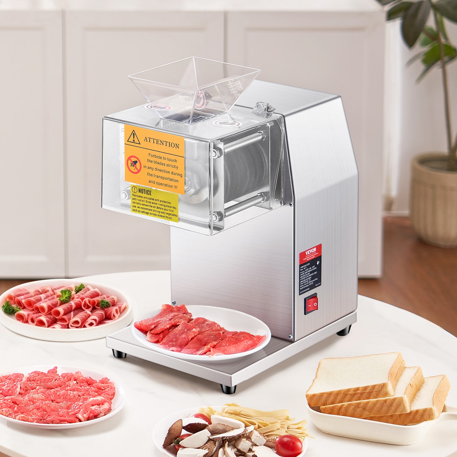 VEVOR TJBYXKHSP8001E2MZV1 Food-Slicers - View #2