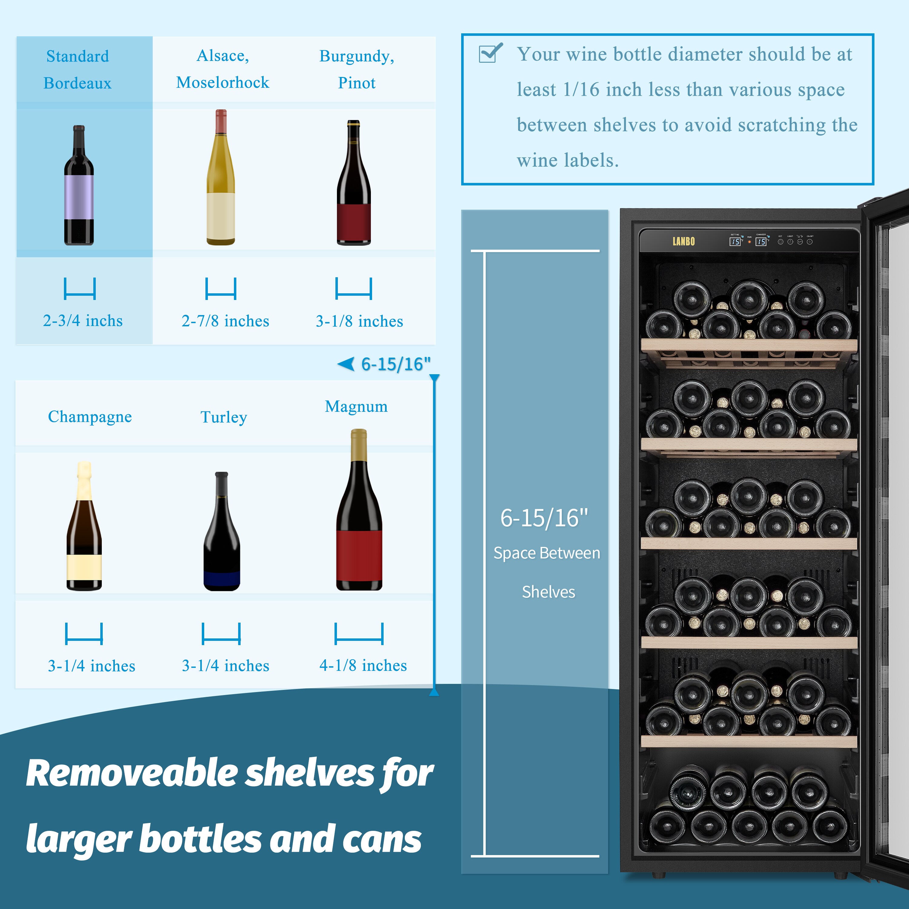 LANBO LW80S Wine-Chillers - View #8