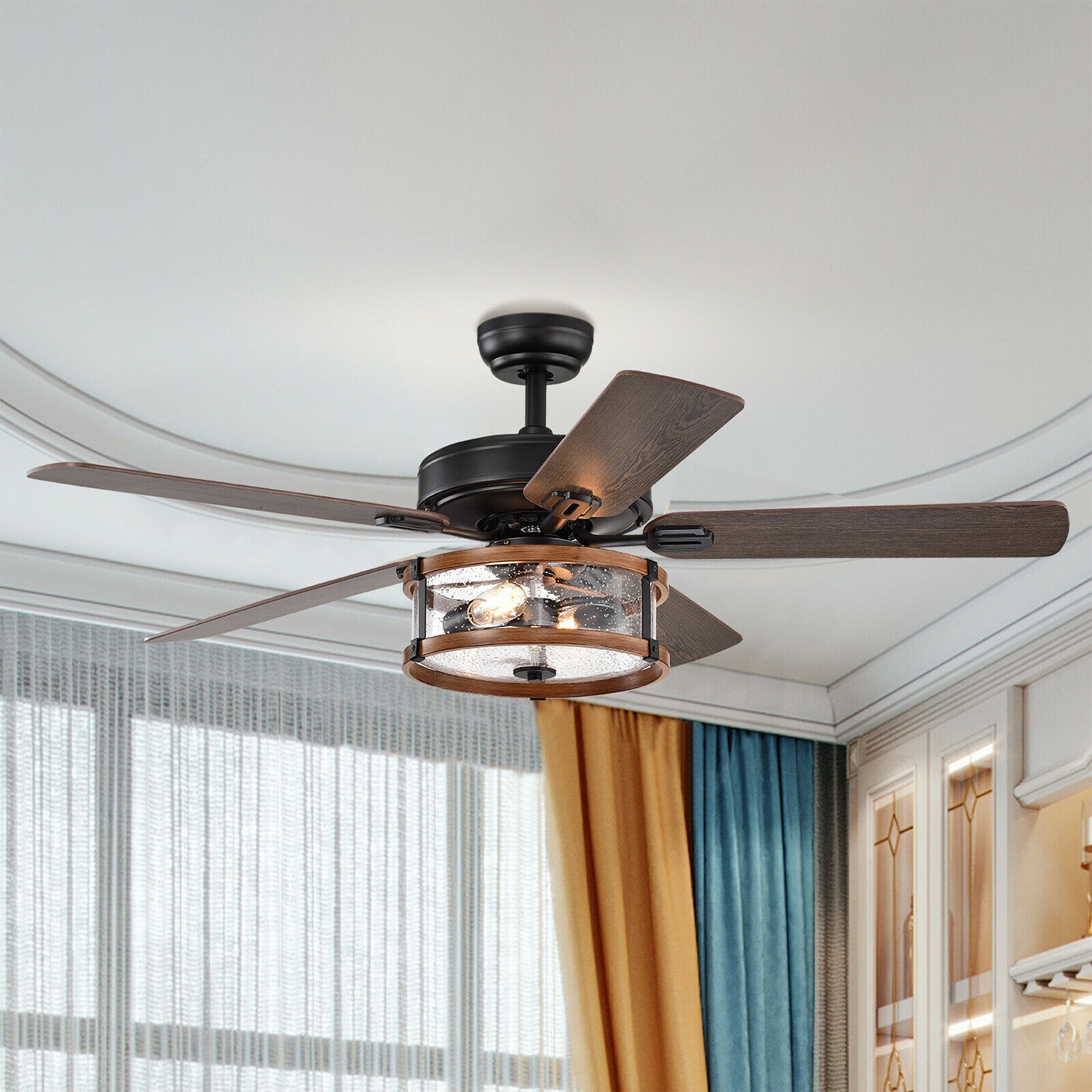 WELLFOR CHY-CF965USBK Ceiling-Fans - View #7