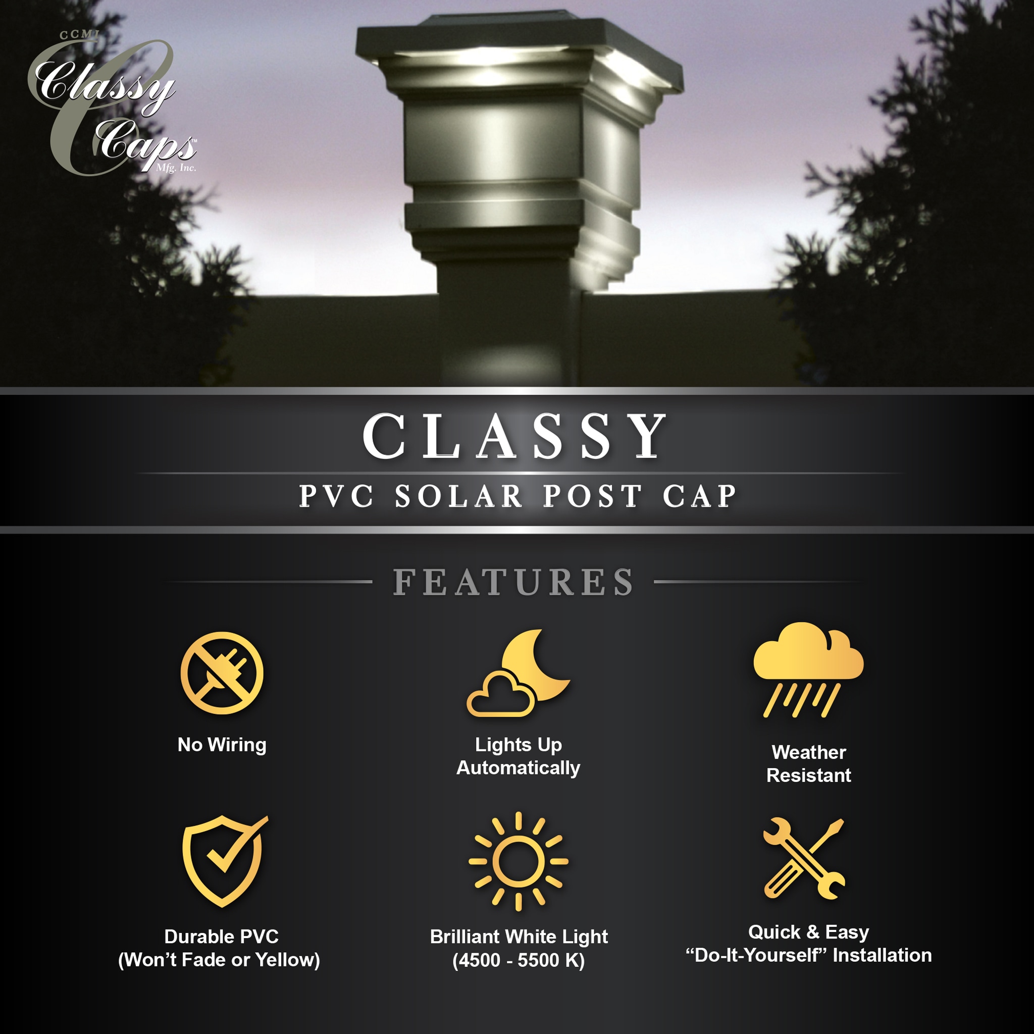 Classy Caps SL074T Deck-Lights - View #7