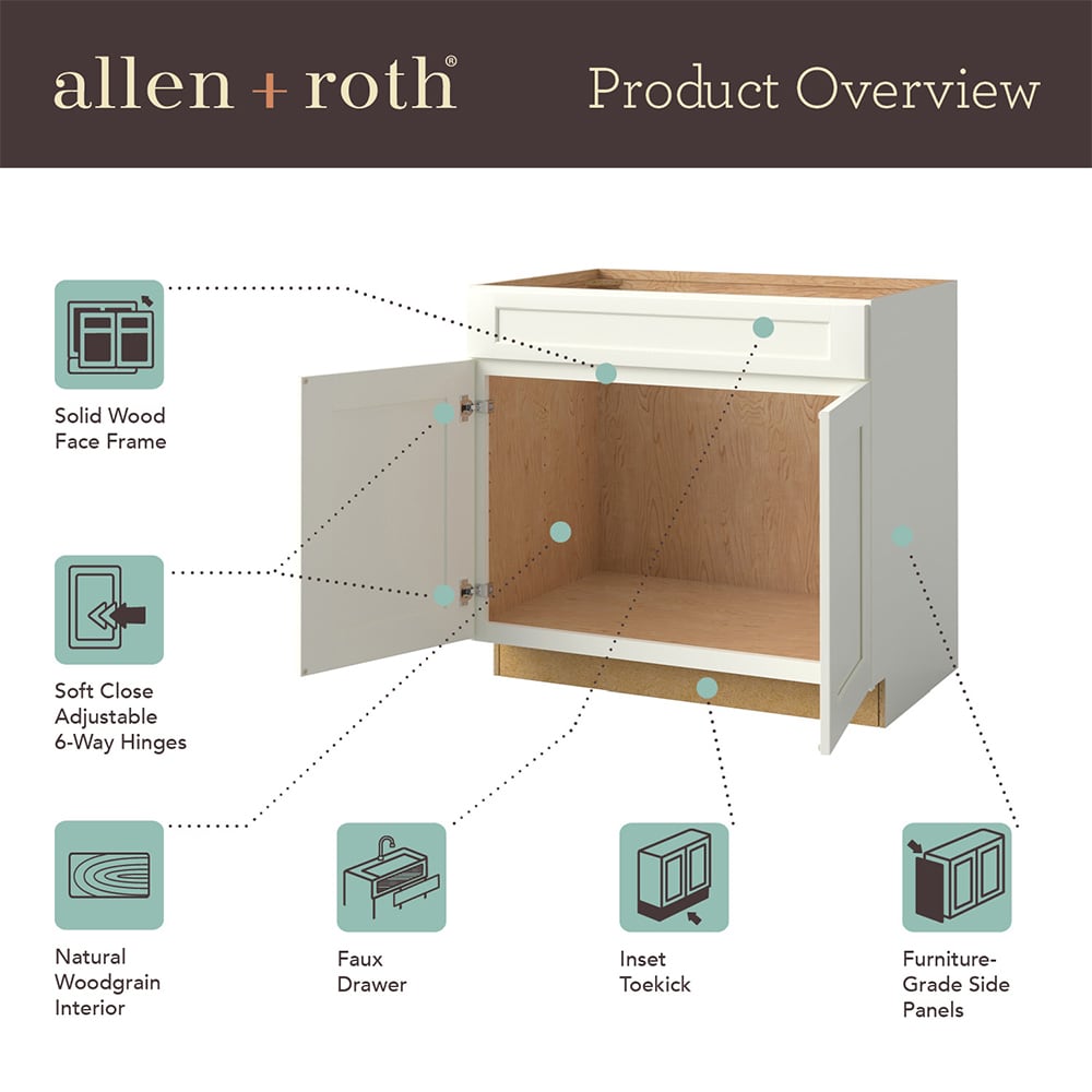 allen + roth 25420BK Cabinets-Kitchen - View #13