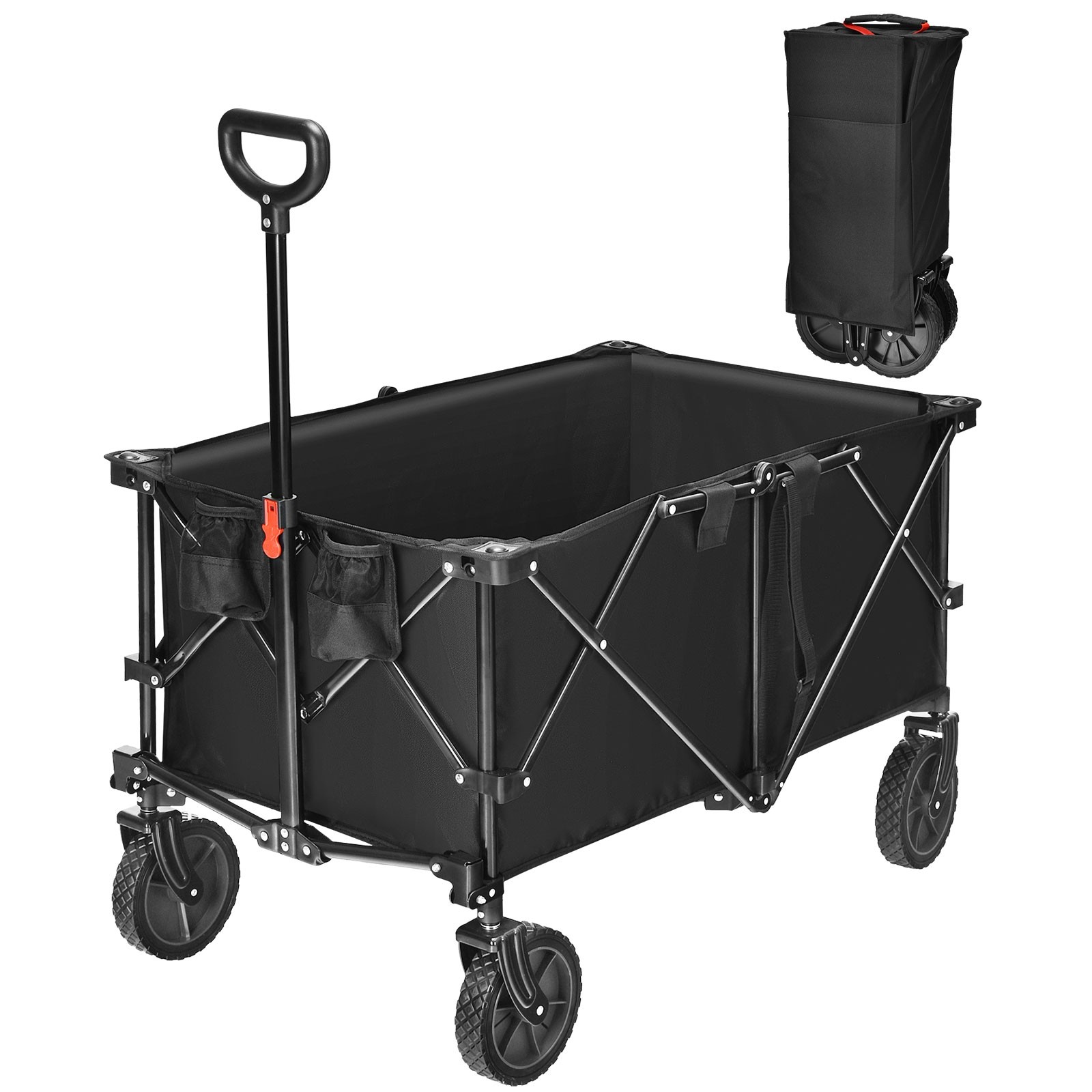  GC-354TL42BK 5.84-cu ft Steel Folding Yard Cart