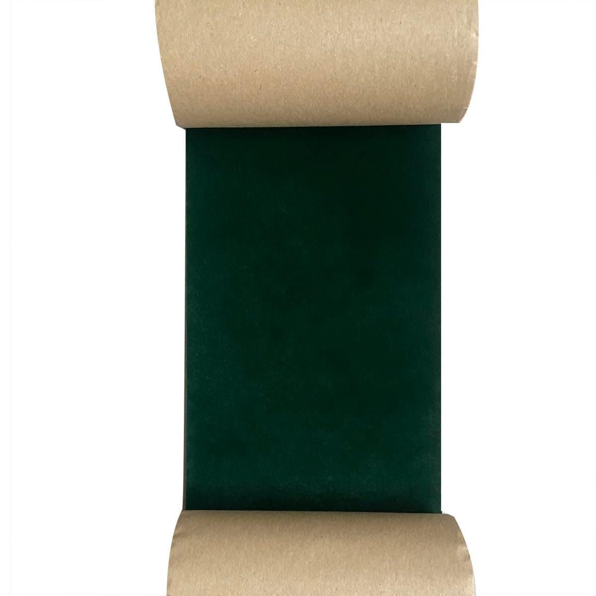 UUDULY  Adhesive Green Velvet Felt Fabric Liner for Jewelry Boxes Cabinets Shelves Walls Arts and Crafts Sheet Four Point Seven Inches by Ninety