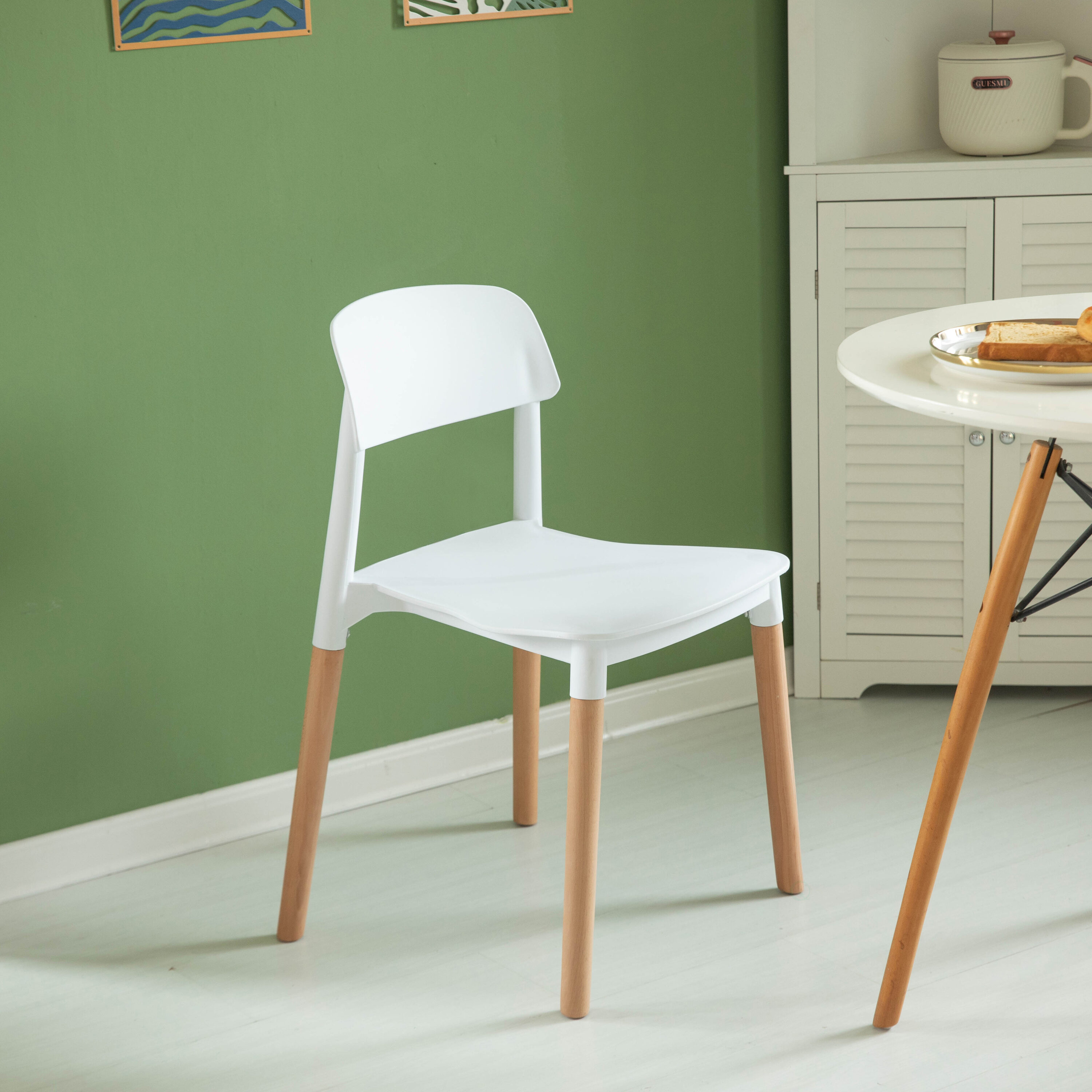 FABULAXE QI004222.WT.4 Dining-Chairs - View #2
