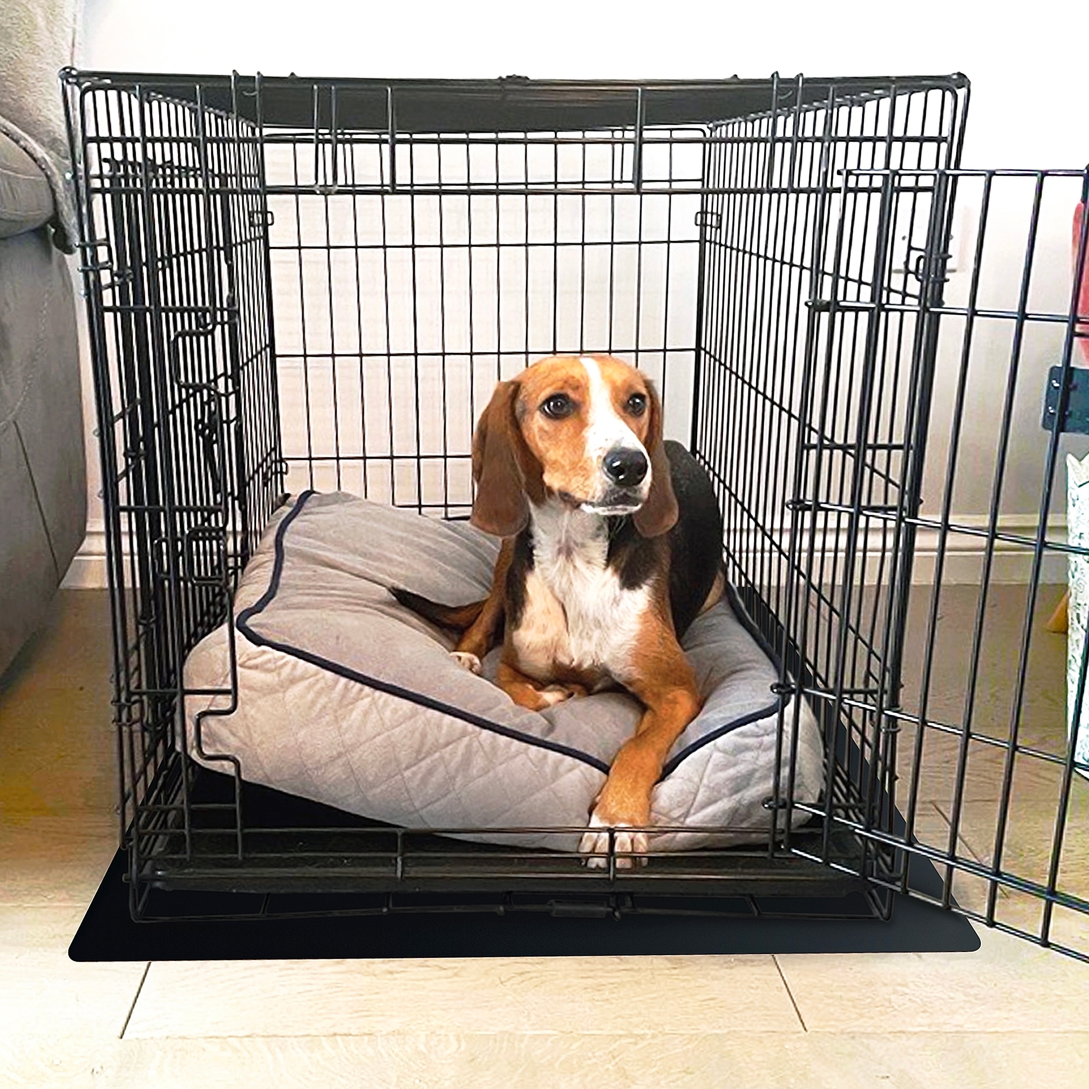 DII X-Large Gray Stripe Cage Mat - 25x39-in - Non-Slip Back - Machine  Washable - Pet Kennel & Crate Accessories - Dog/Cat - Extra Large