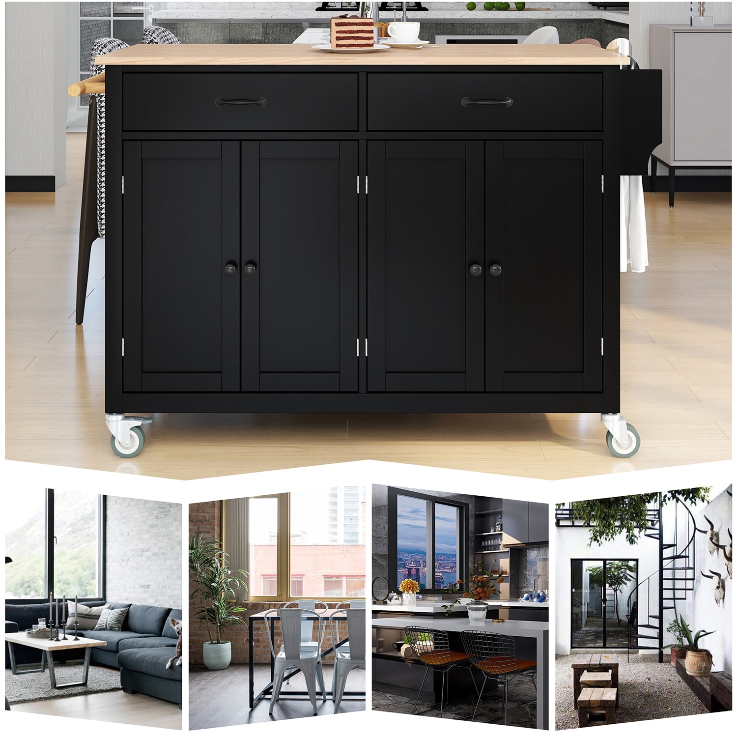 SINOFURN SYB260004BK Kitchen-Furniture - View #18