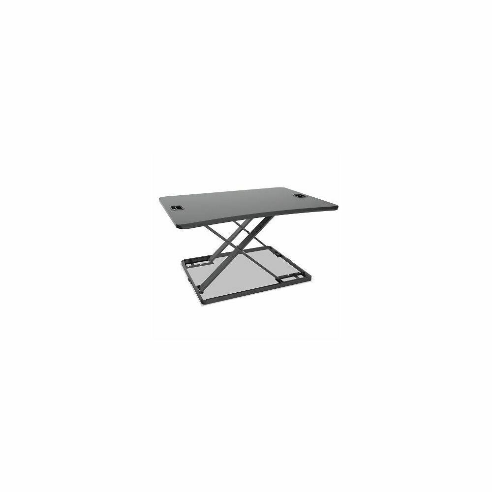  SSN36457 Alera ALEAEWR6B Adjustable Standing Desk Monitor Riser with keyboard Tray Lift Sit-Stand, Black