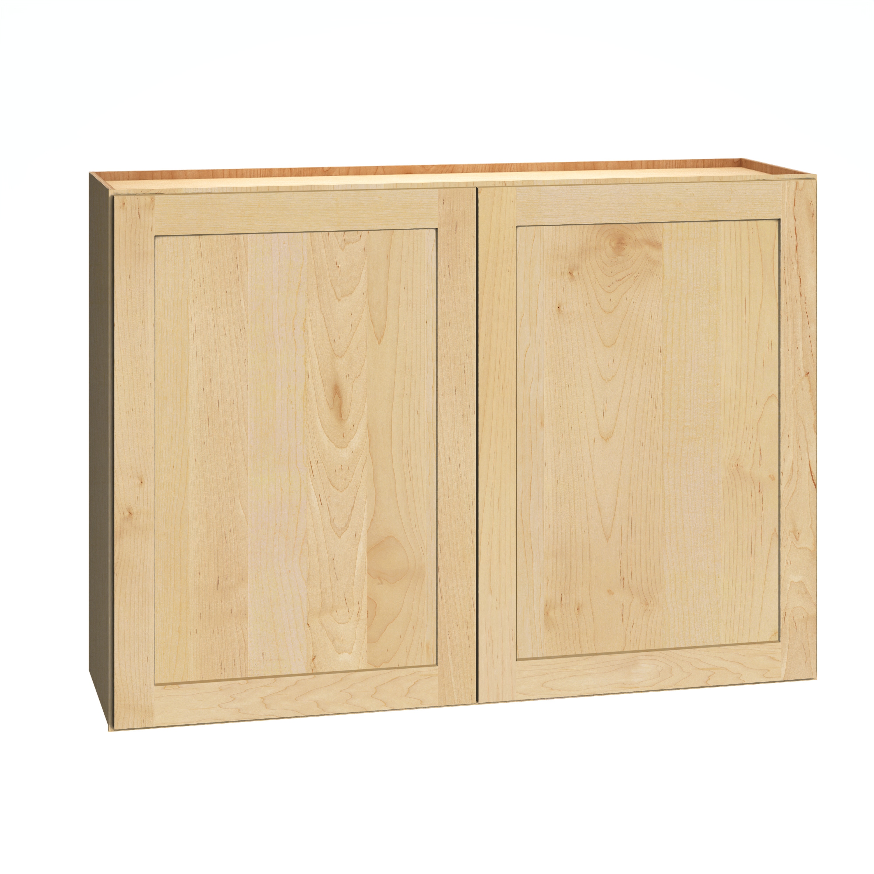 Diamond Express 62J-W4230 Jamestown 42-in W x 30-in H x 12-in D Natural Light Brown Wall Fully assembled Plywood Cabinet Recessed Panel Shaker