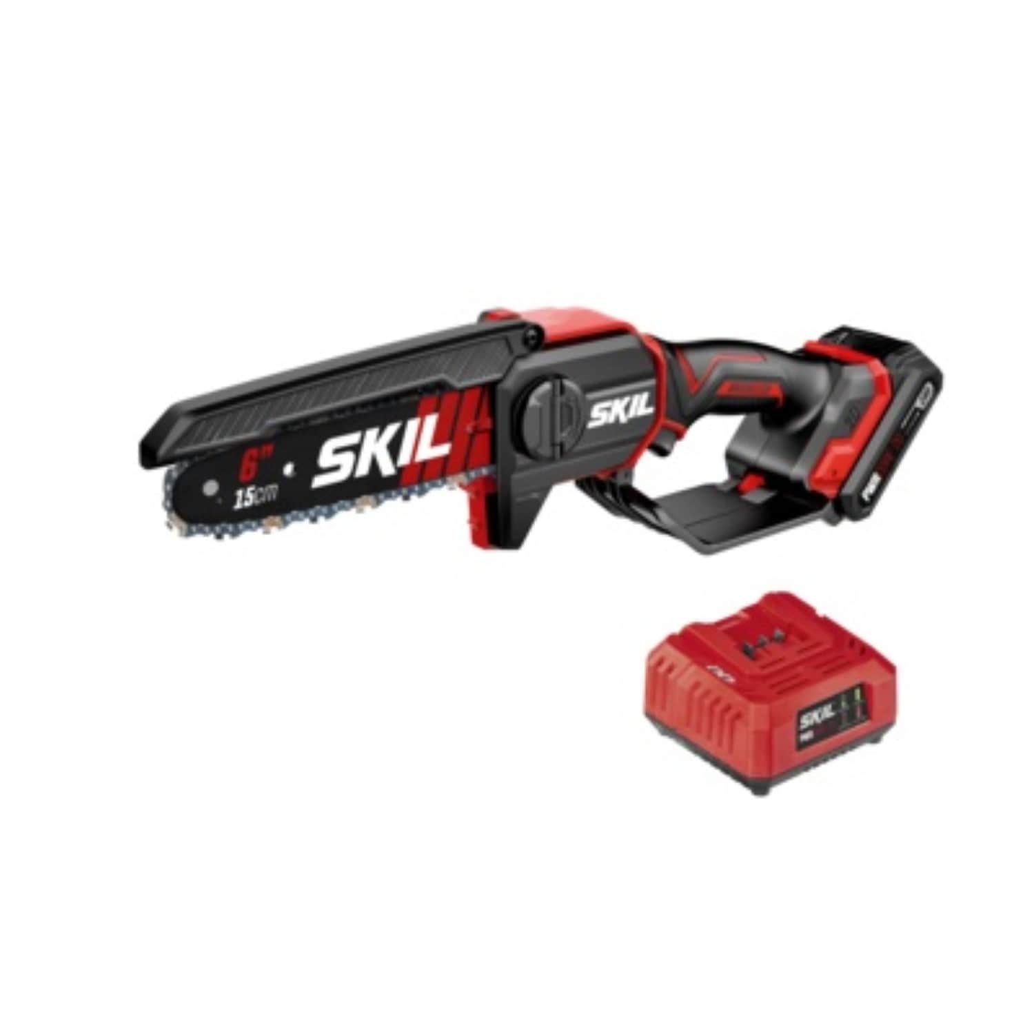 SKIL PR0600B-11 20-volt 6-in 40 -Amp 2 Ah Battery Pole Saw Battery Included , Charger Included