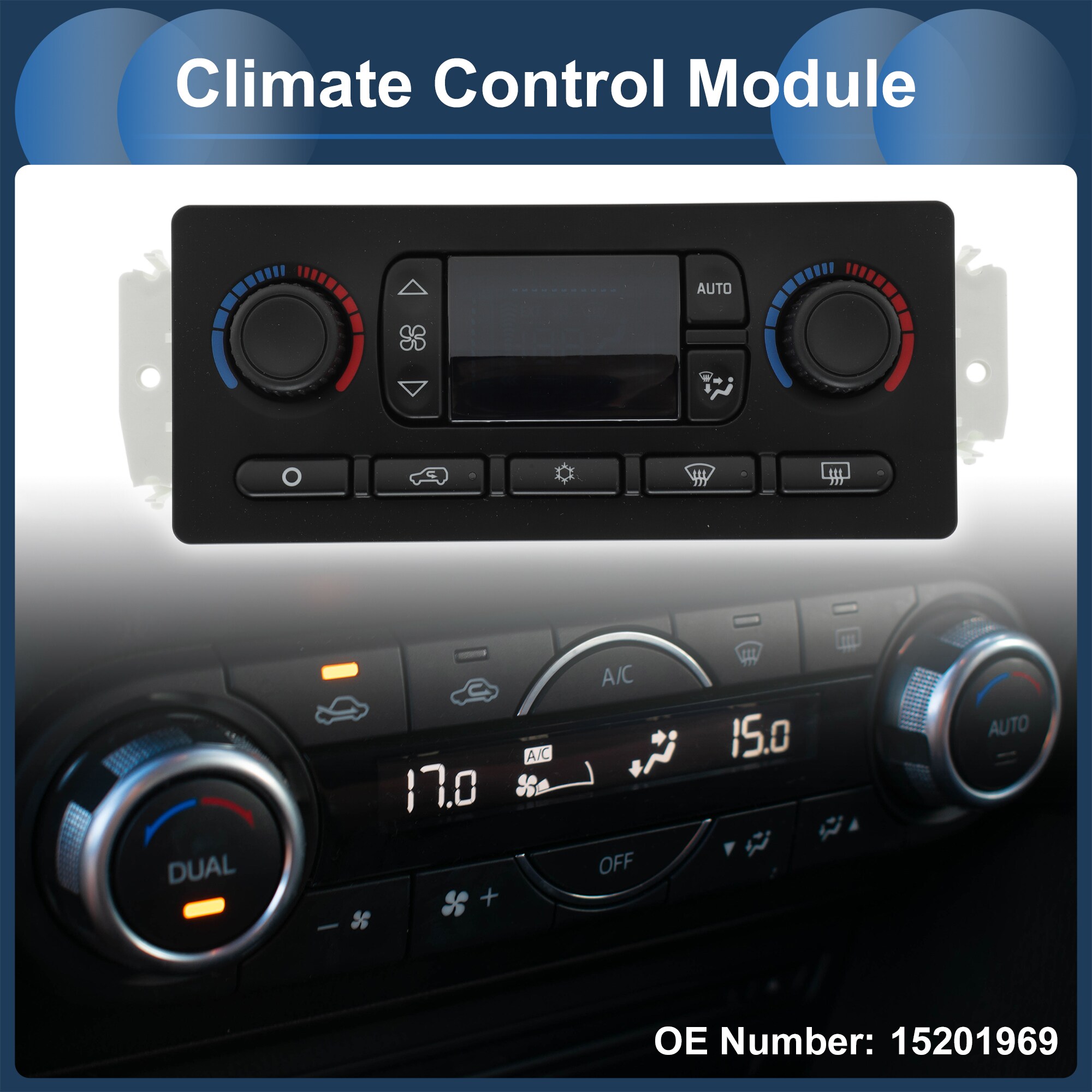 Unique Bargains Climate Control Module for Cadillac Escalade for ...