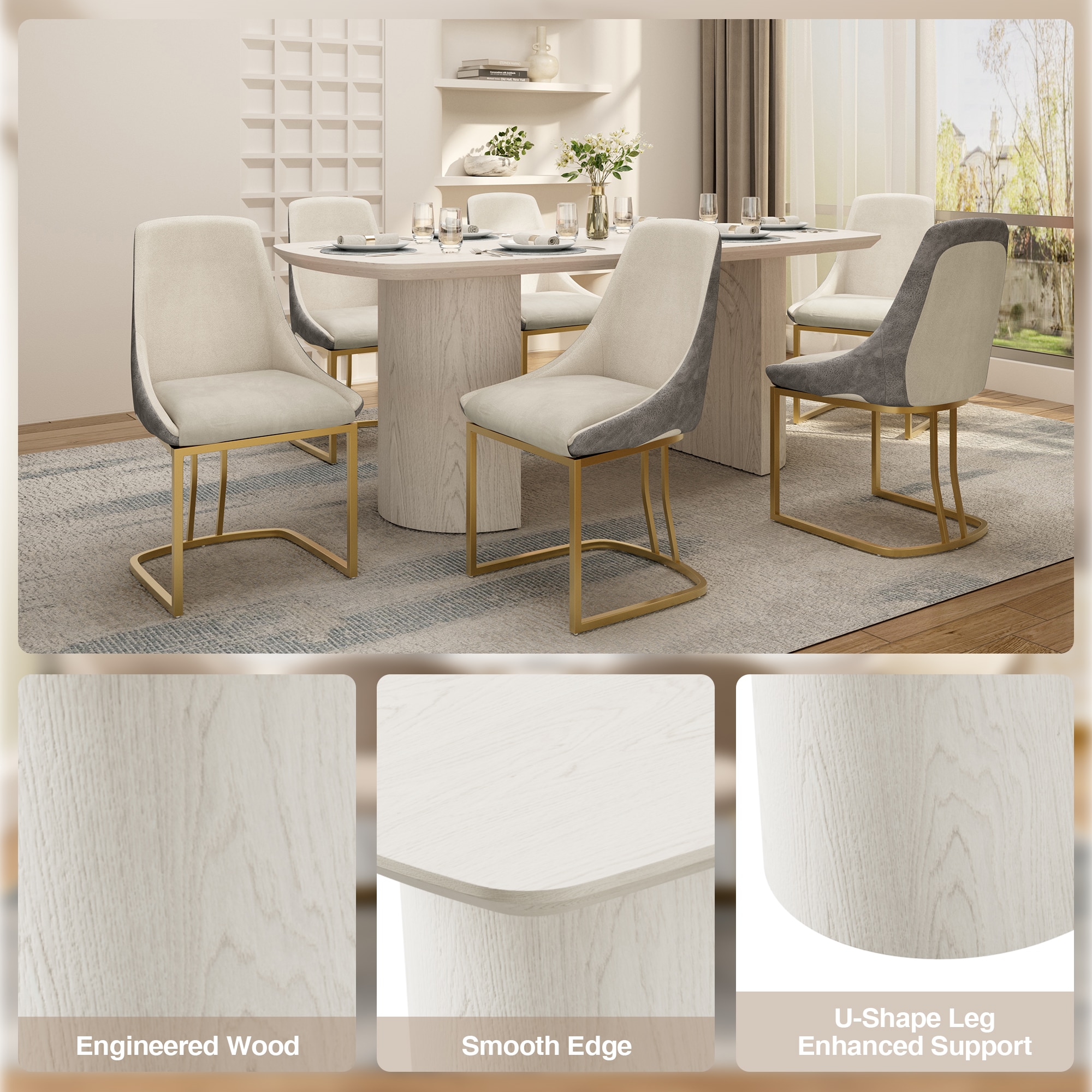 Clihome CL-1660A32GY Dining-Sets - View #6