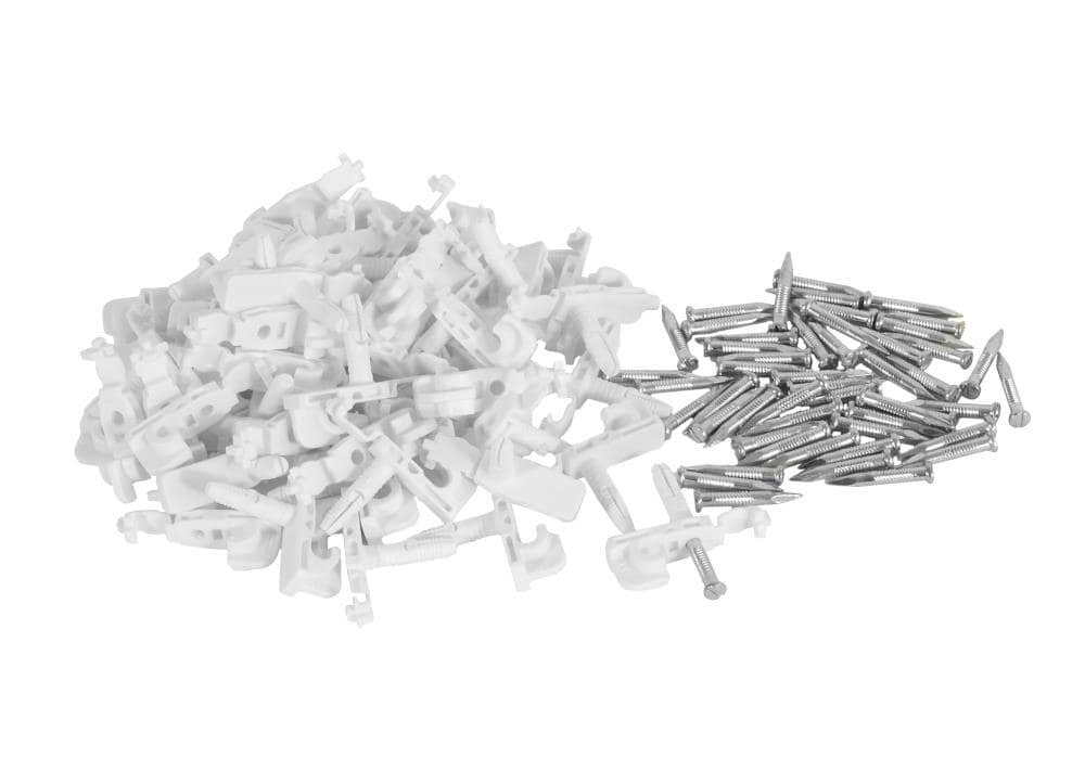 Rubbermaid Closetmaid Fastset Back Clips 300 Pieces 6 bags of 50 
