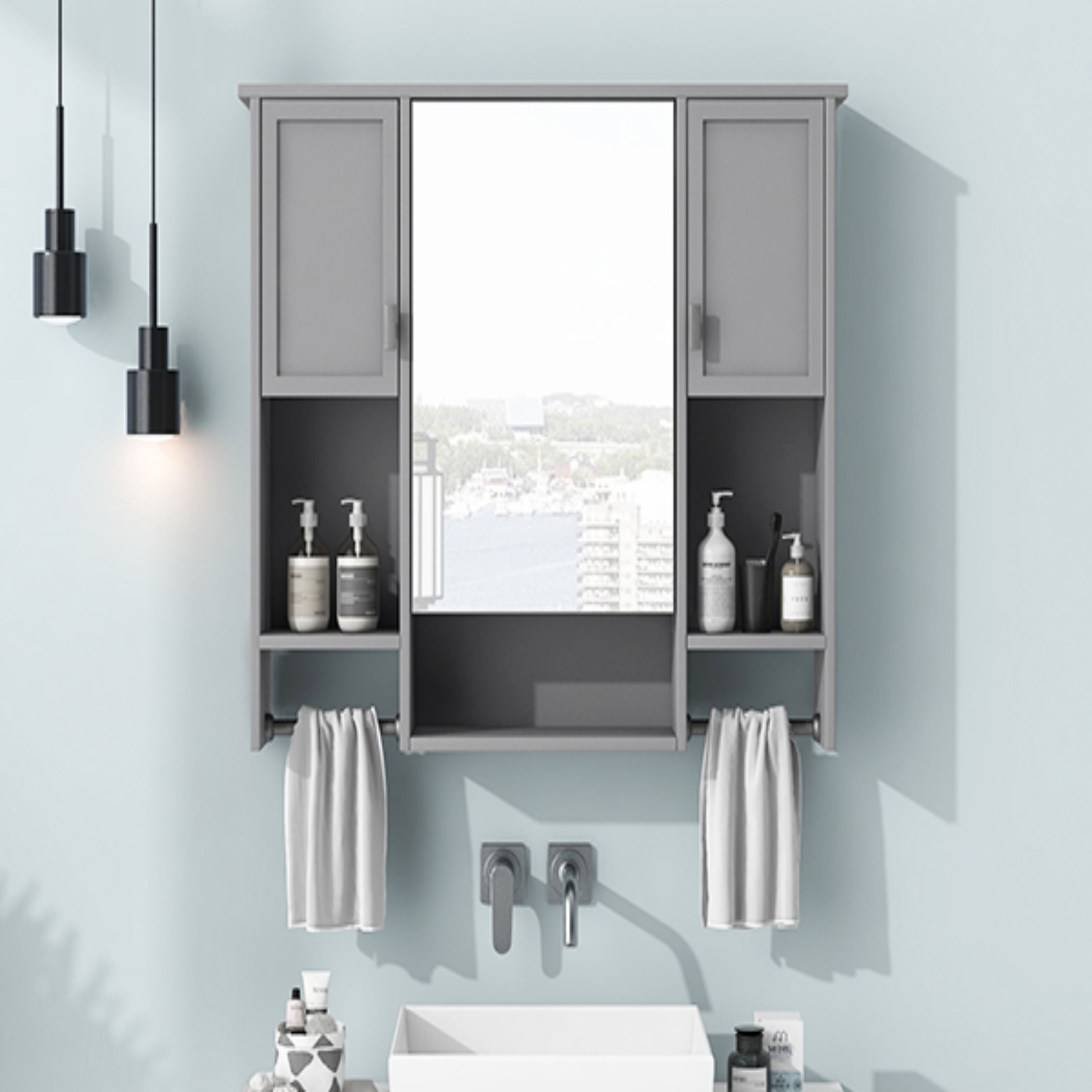 Siavonce ZX-767537 Bathroom-Medicine-Cabinets - View #9