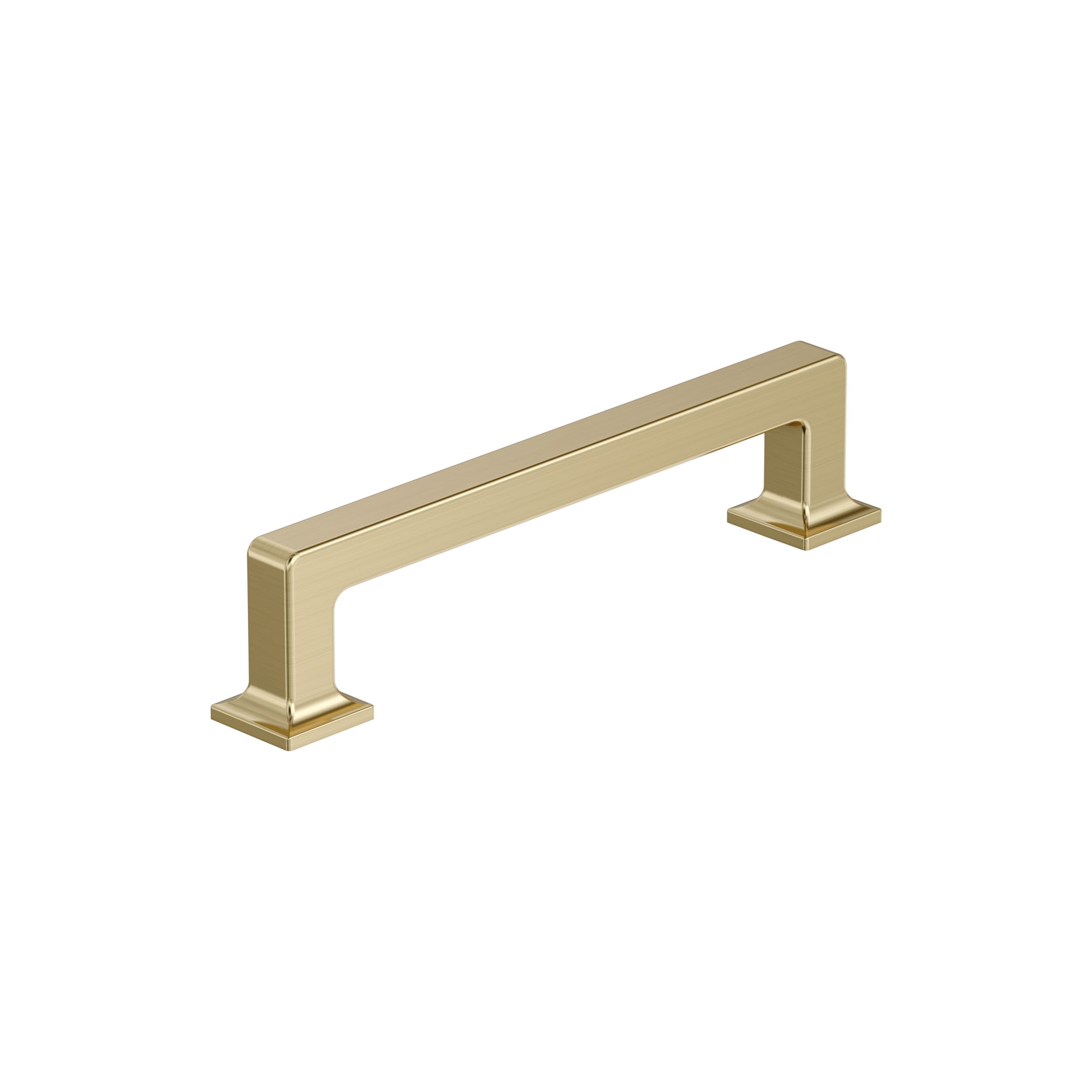 Amerock BP37443BBZ Lintel 5-1/16-in , 128mm Center to Center Golden Champagne Rectangular Bar Drawer Pulls