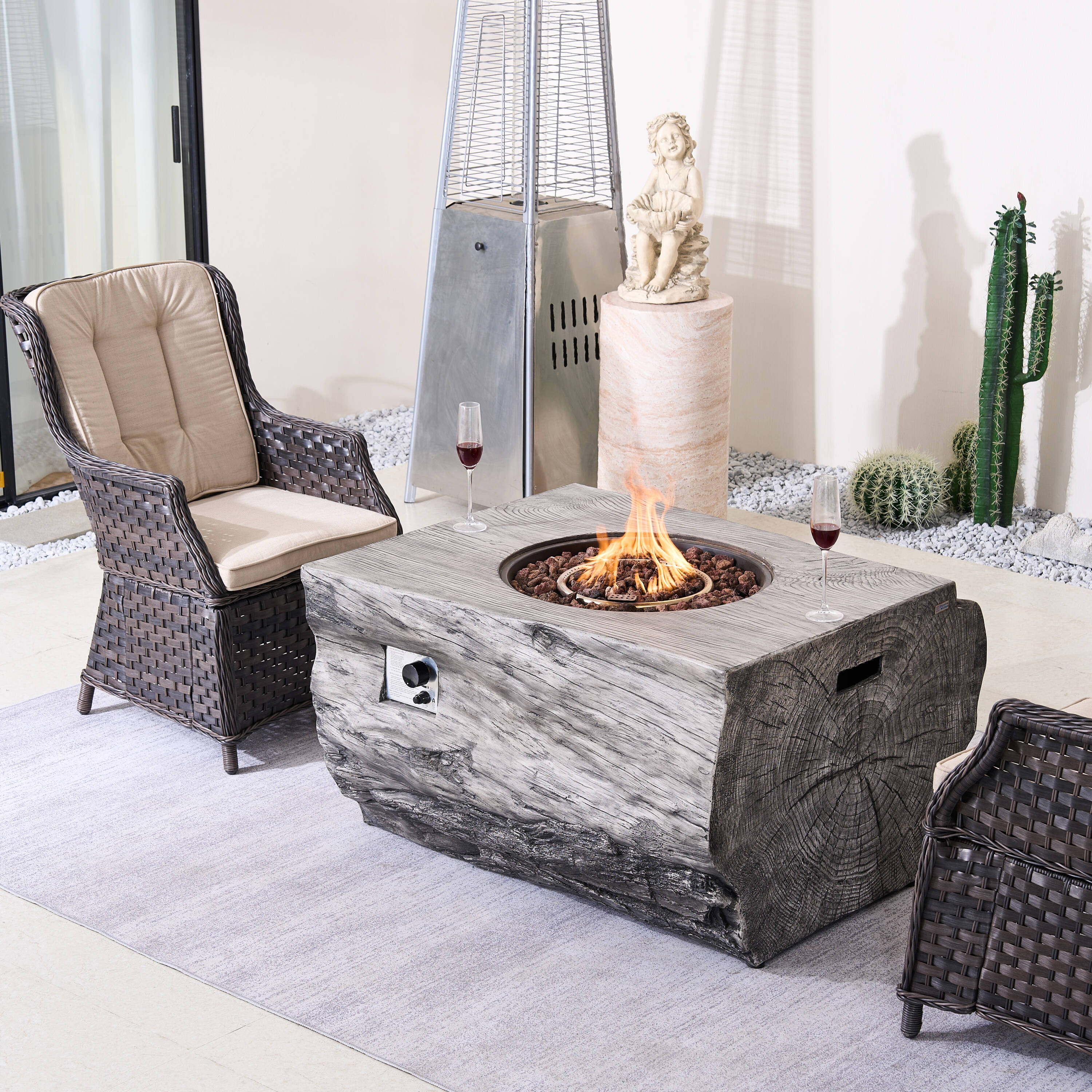 Direct Wicker DWG-2-010B&2170-GR Patio-Conversation-Sets - View #11
