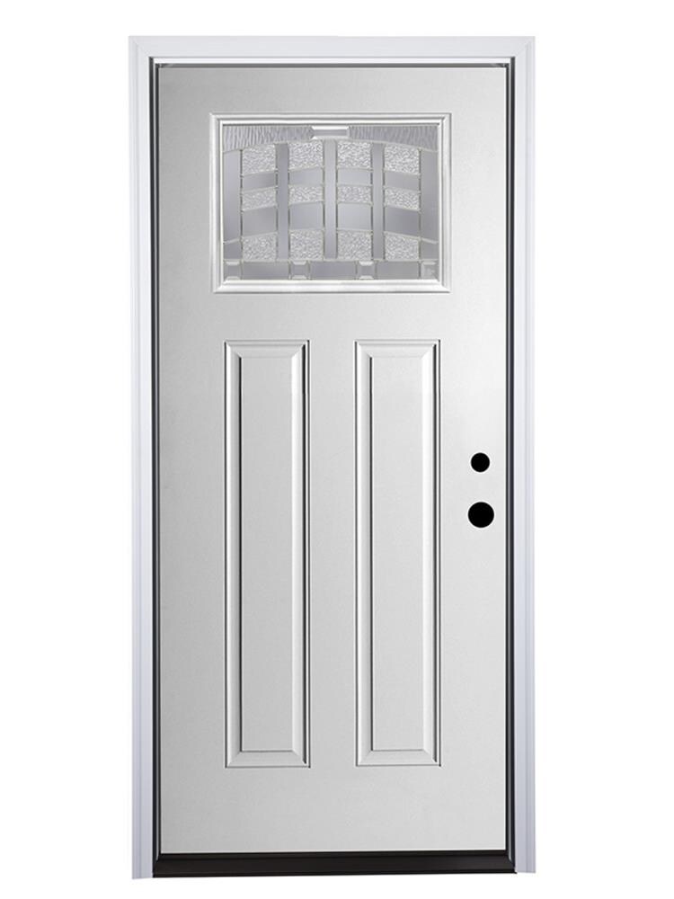 Therma-Tru Benchmark Doors Emerson 36-in X 80-in Fiberglass Craftsman ...