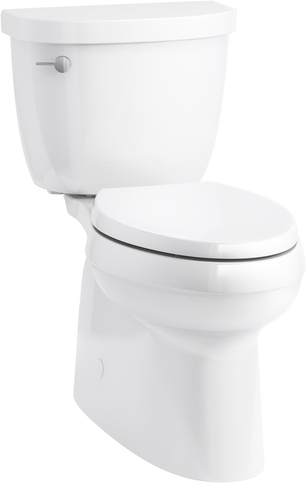 KOHLER Cimarron White Elongated Chair Height 2-piece WaterSense Toilet ...