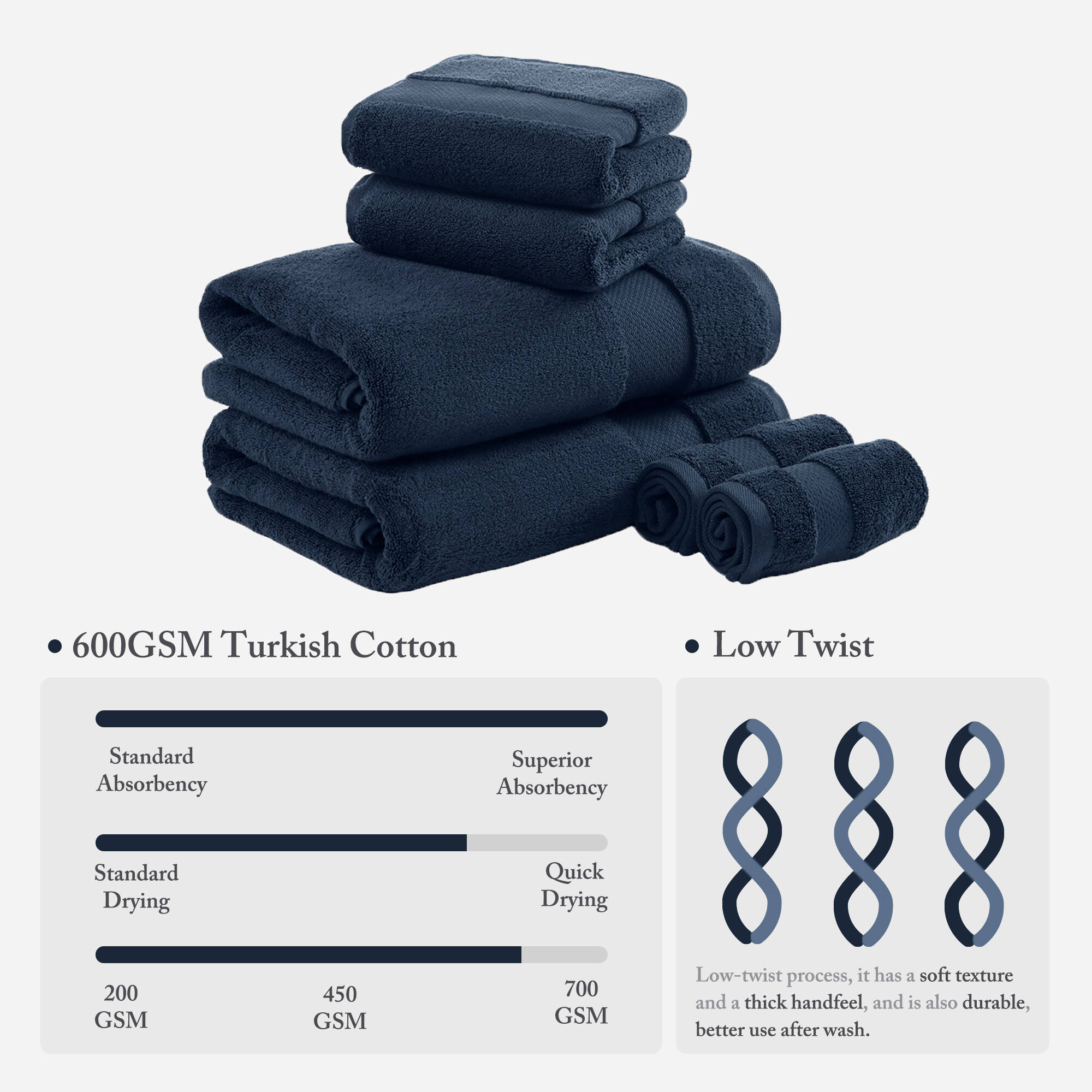 Madison Park Signature MPS73-468 Bath-Towels - View #3