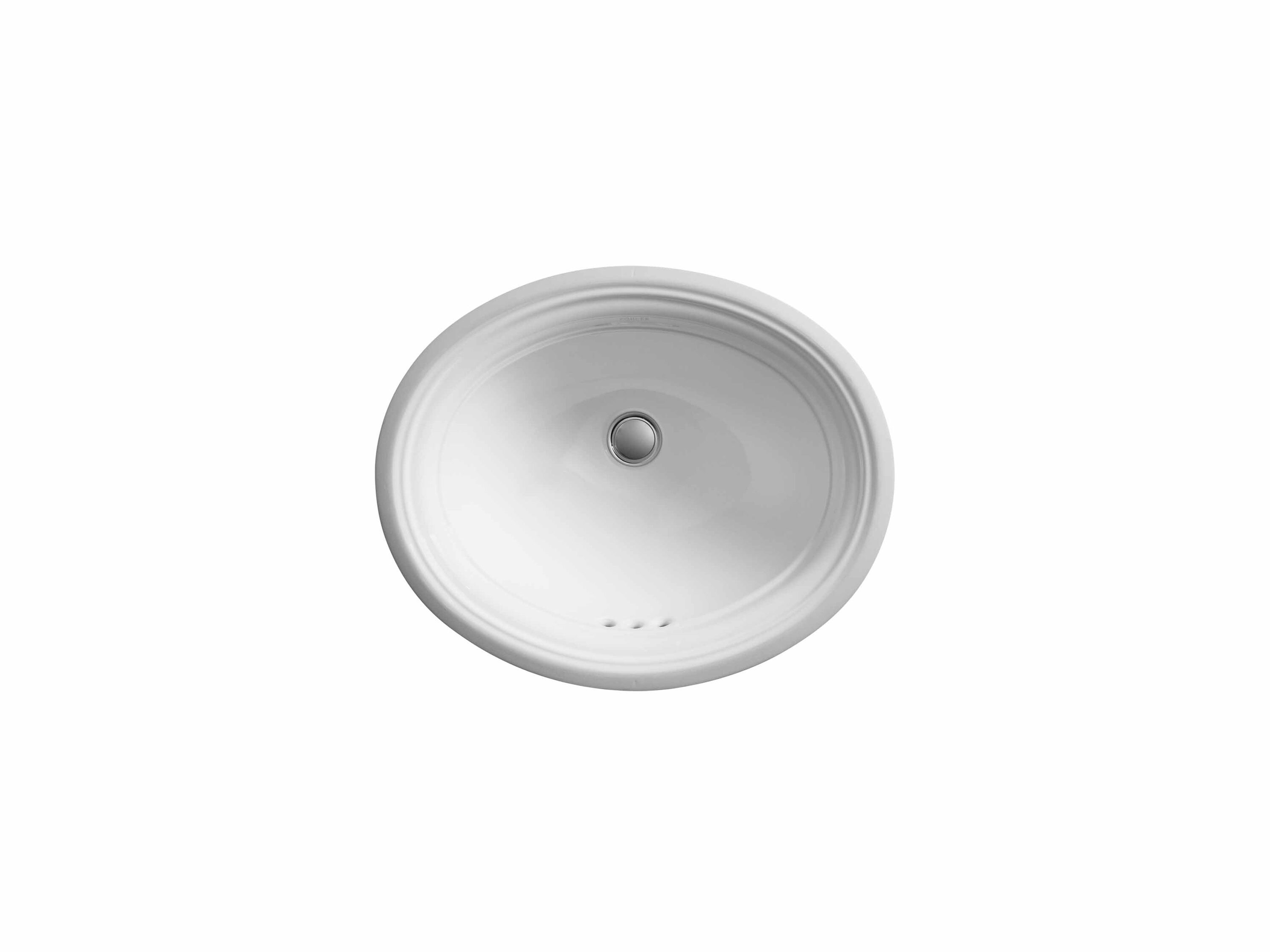 Devonshire Elegance White Ceramic Oval Undermount Bathroom Sink