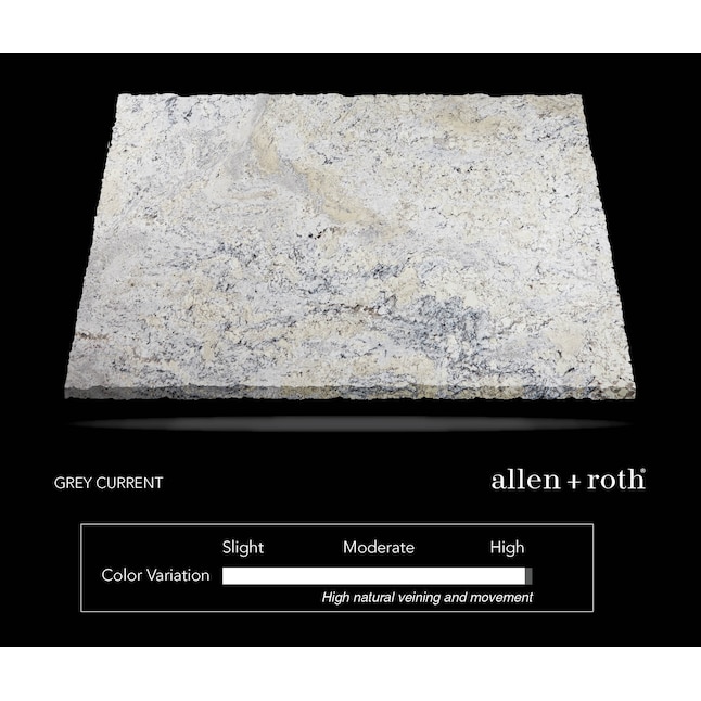 Allen Roth Grey Cur Granite Off, Sierra White Granite Countertops Colors