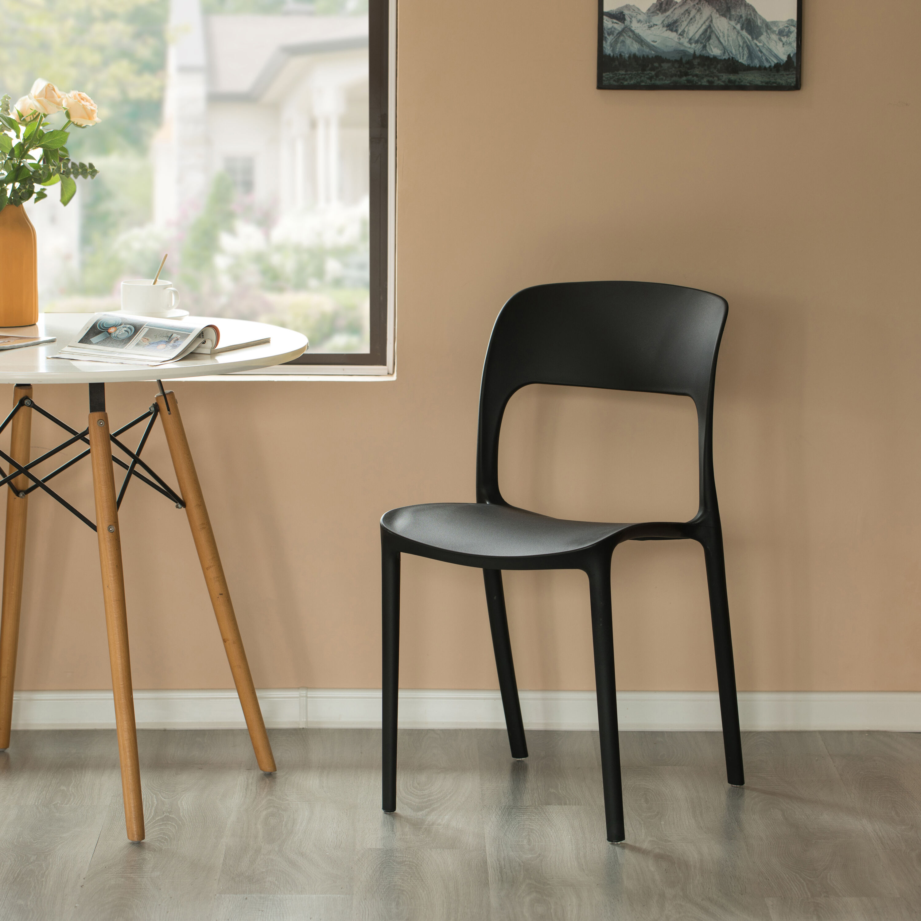 FABULAXE QI004227.BK.4 Dining-Chairs - View #6