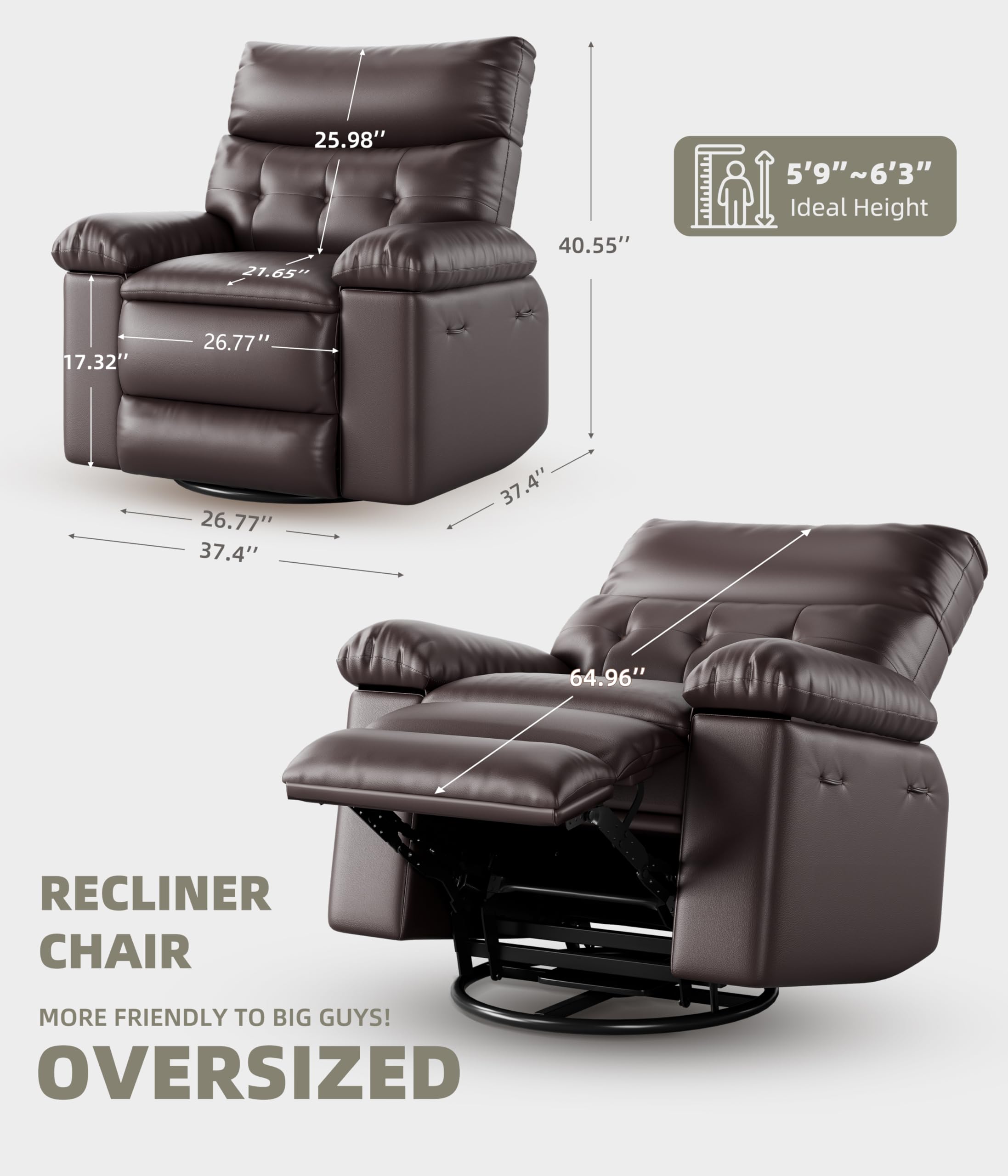 GarveeLife CLJ-7TDLG5YRR8G recliners - View #2
